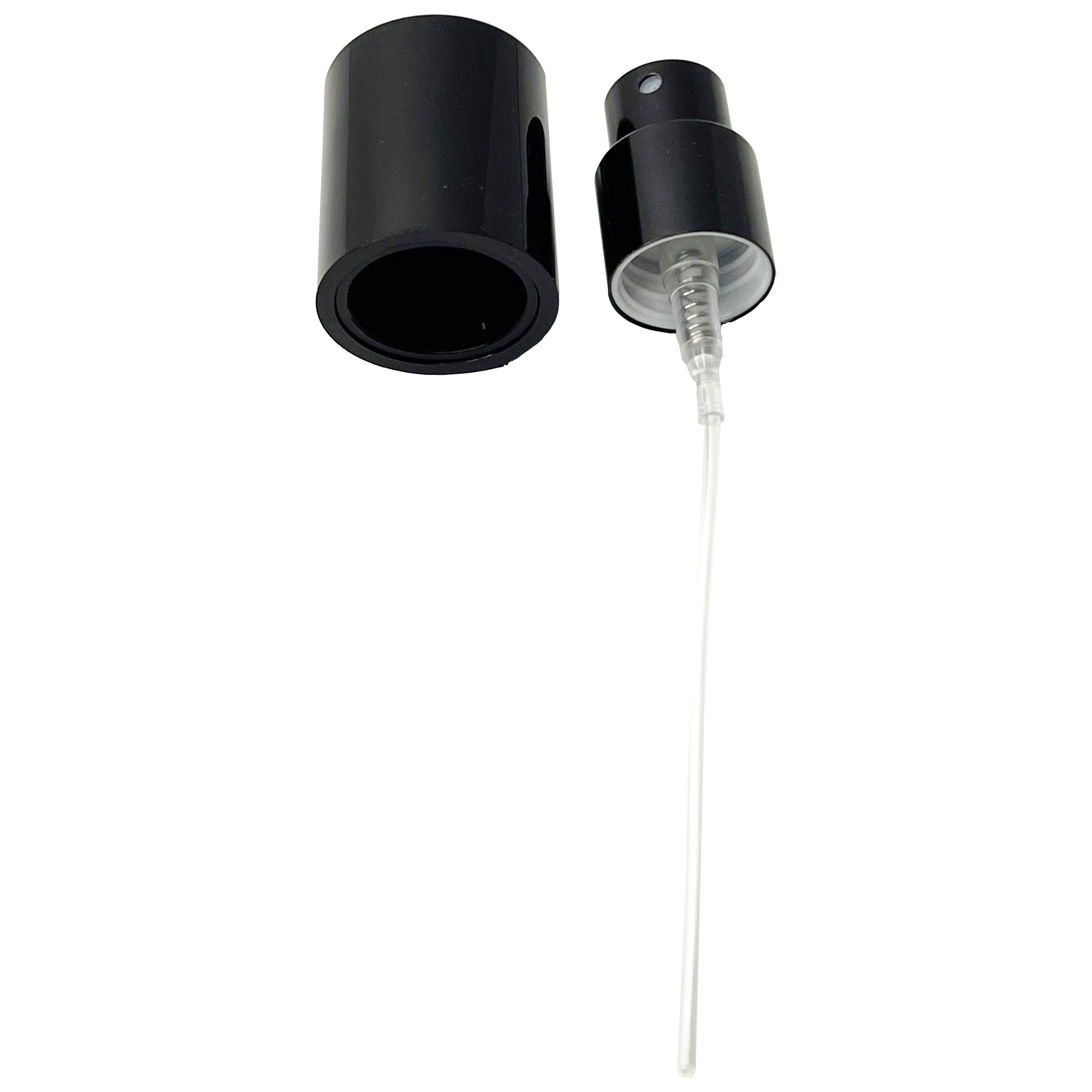 15/415 high quality fine mist screw on black sprayers and lids
