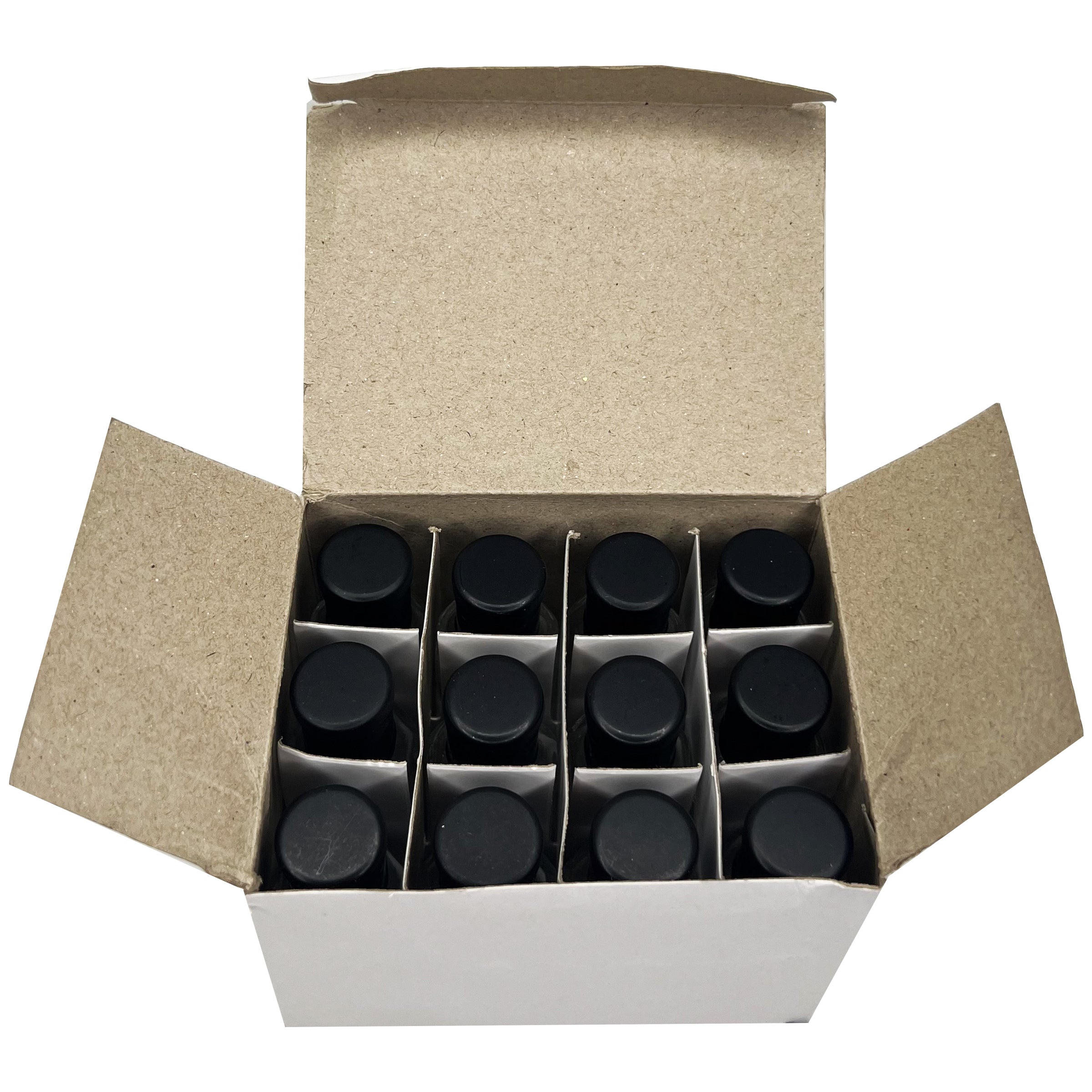 12ml thick glass empty attar bottles octagonal glass dipstick .4 oz