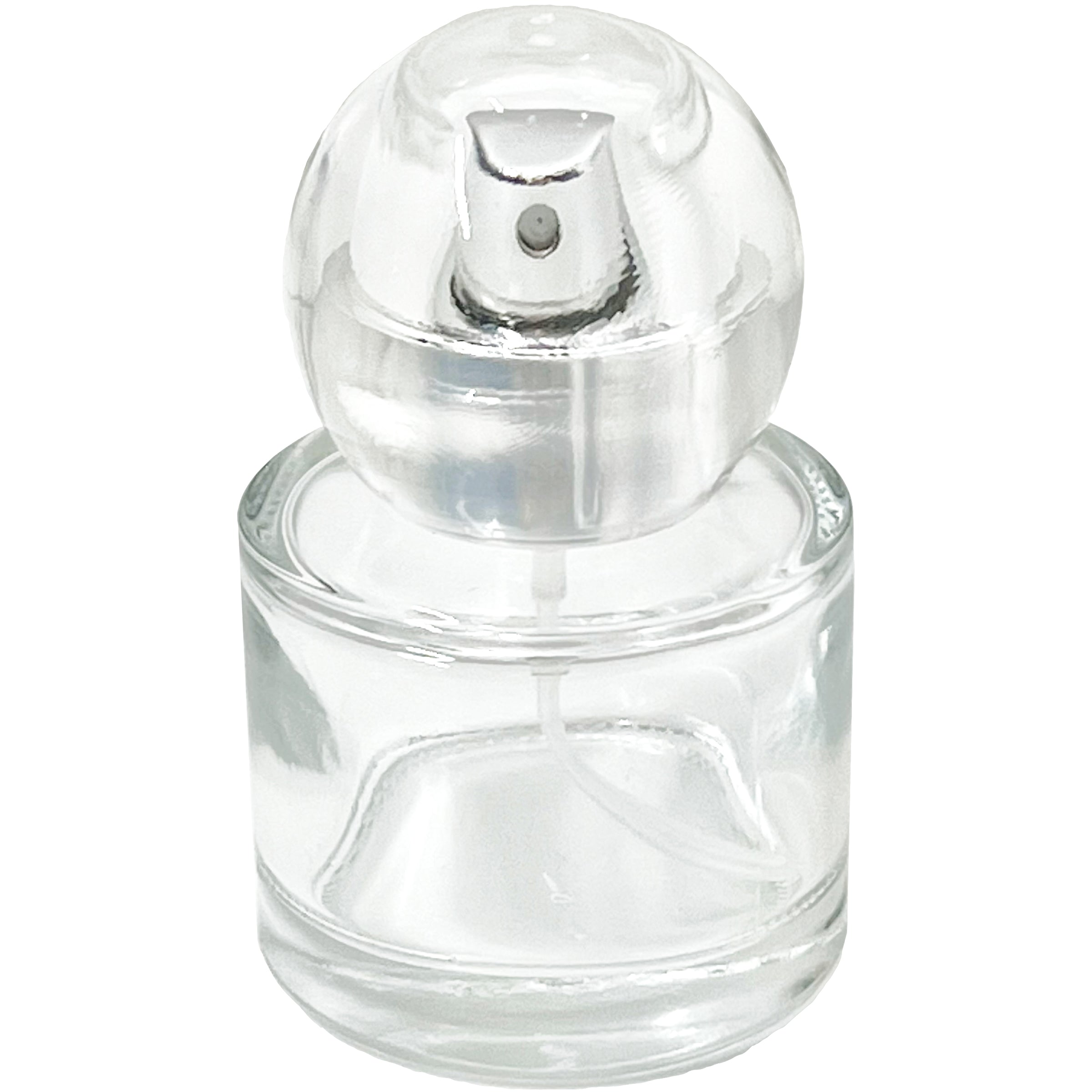 30ml 1oz round sphere cap perfume glass spray bottles