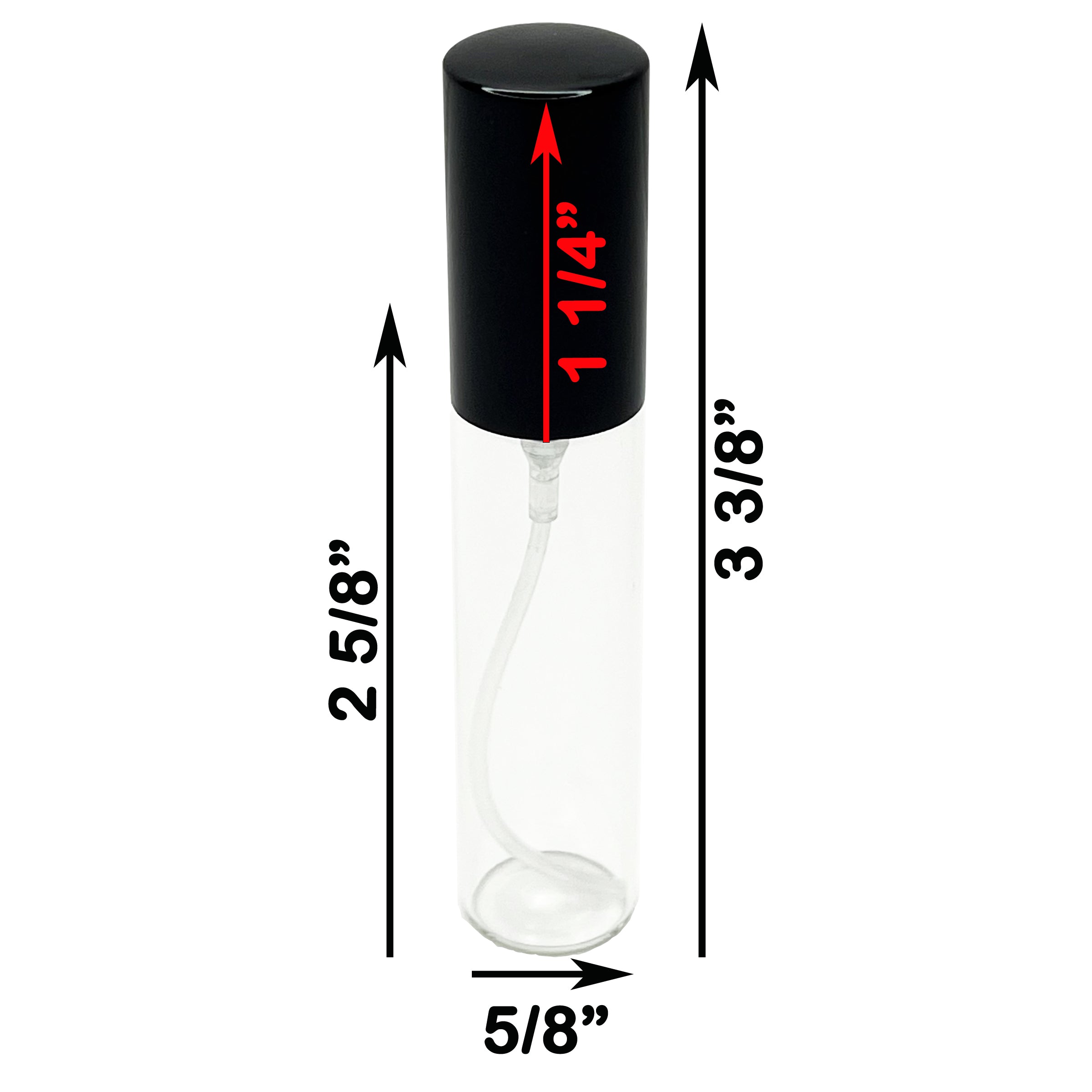 10ml 0.33oz glass bottles aluminum sprayers