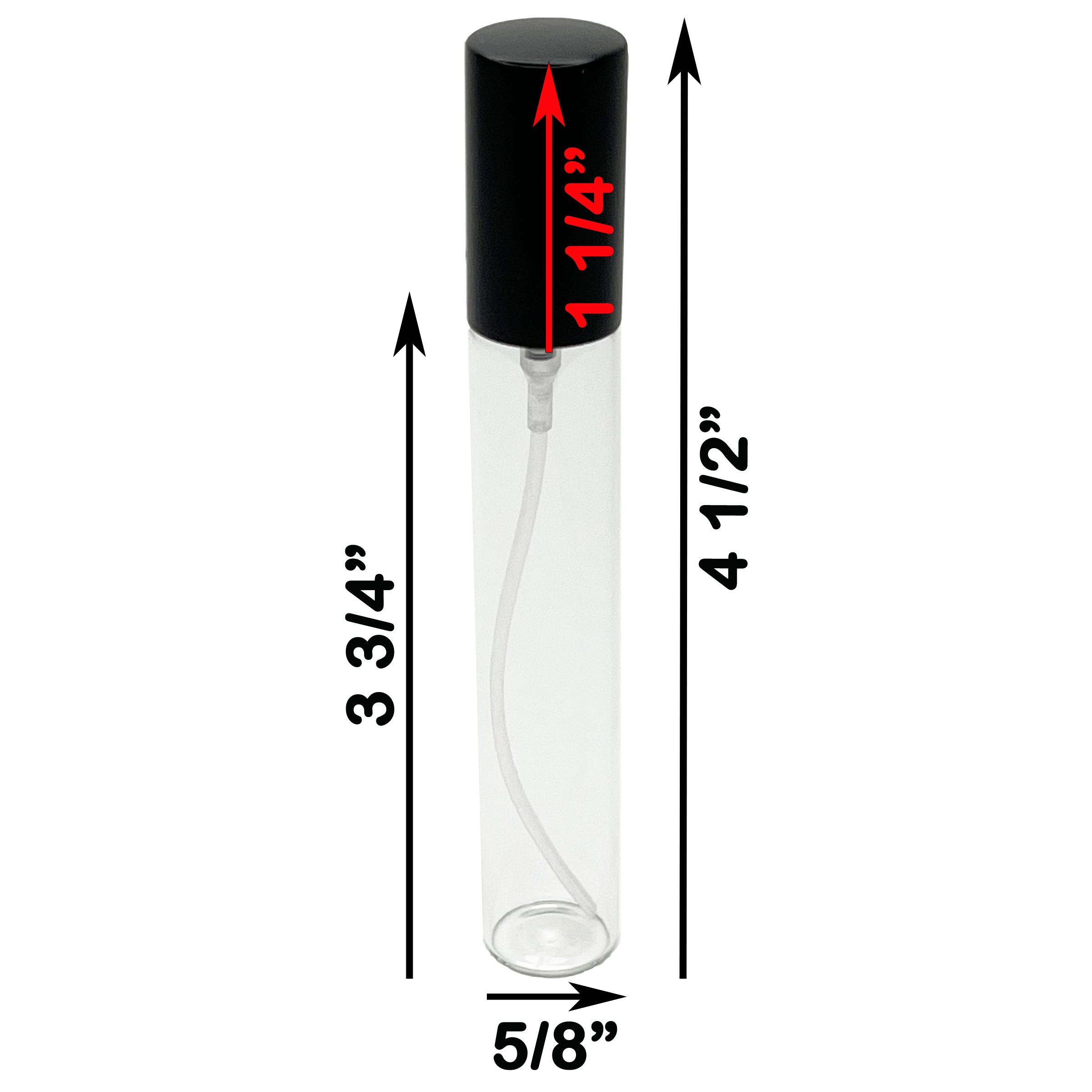 15ml 0.5oz glass spray bottles aluminum pumps lids