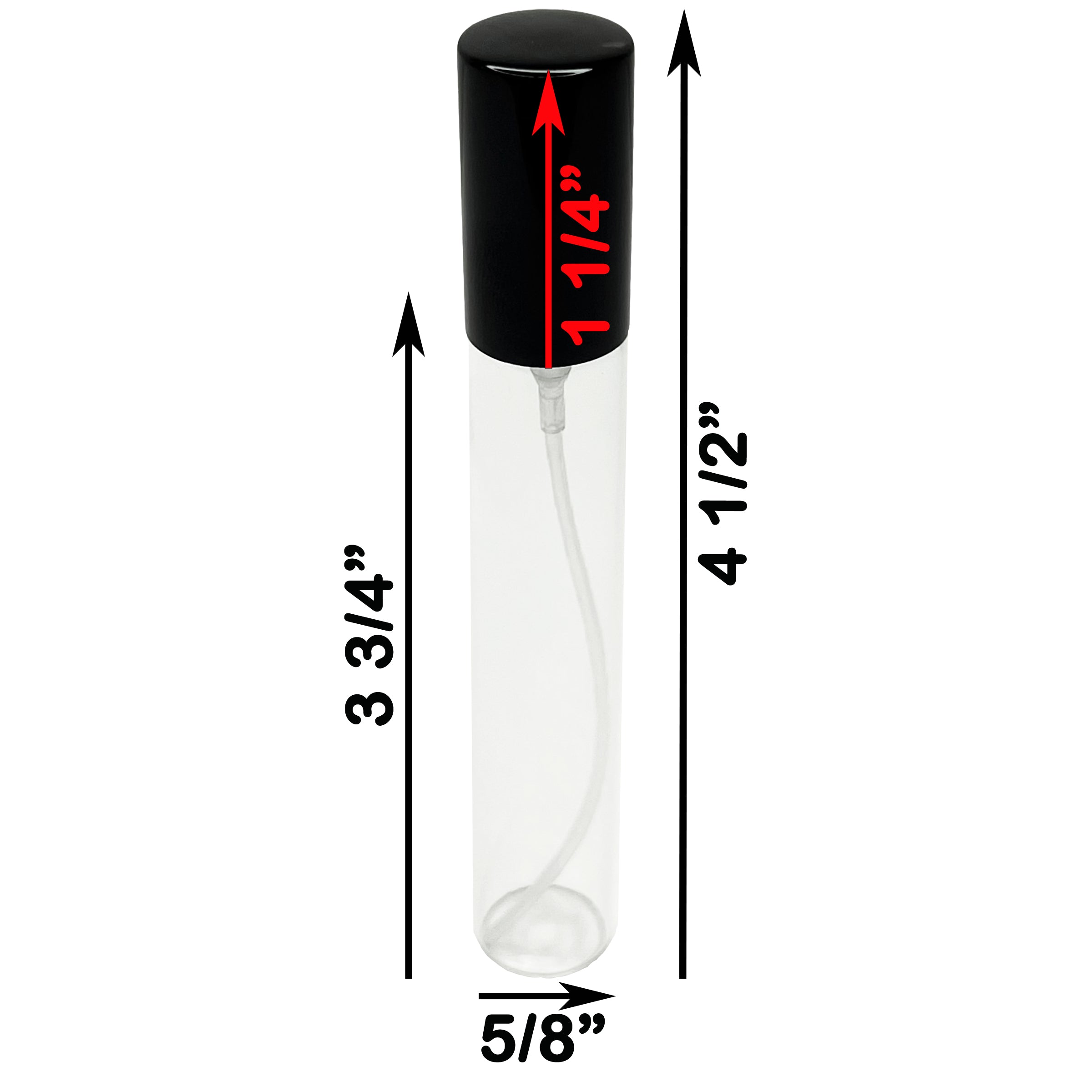 15ml 0.5oz glass spray bottles aluminum pumps lids