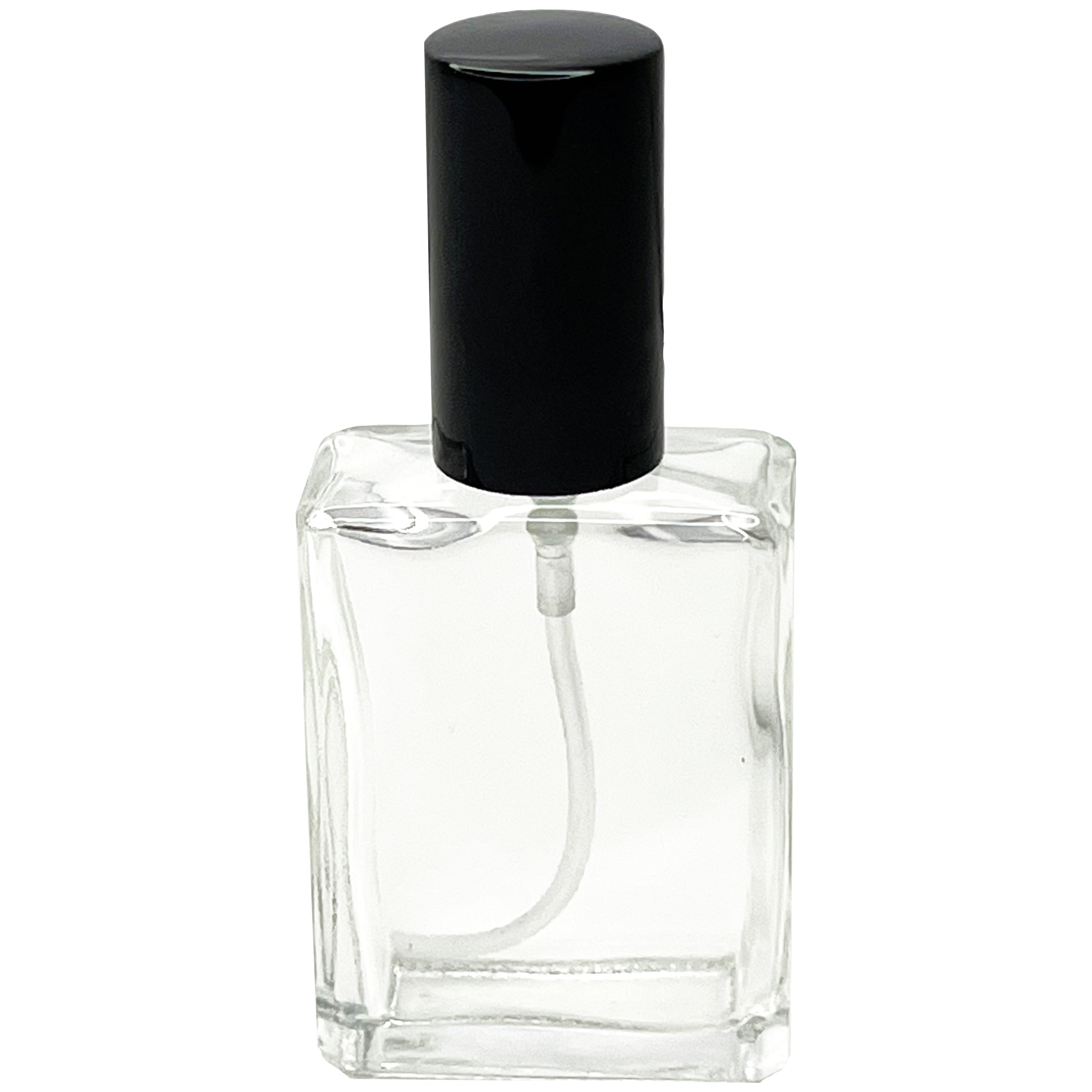 15ml 0.5oz Square Perfume Glass Spray Bottles Atomizers