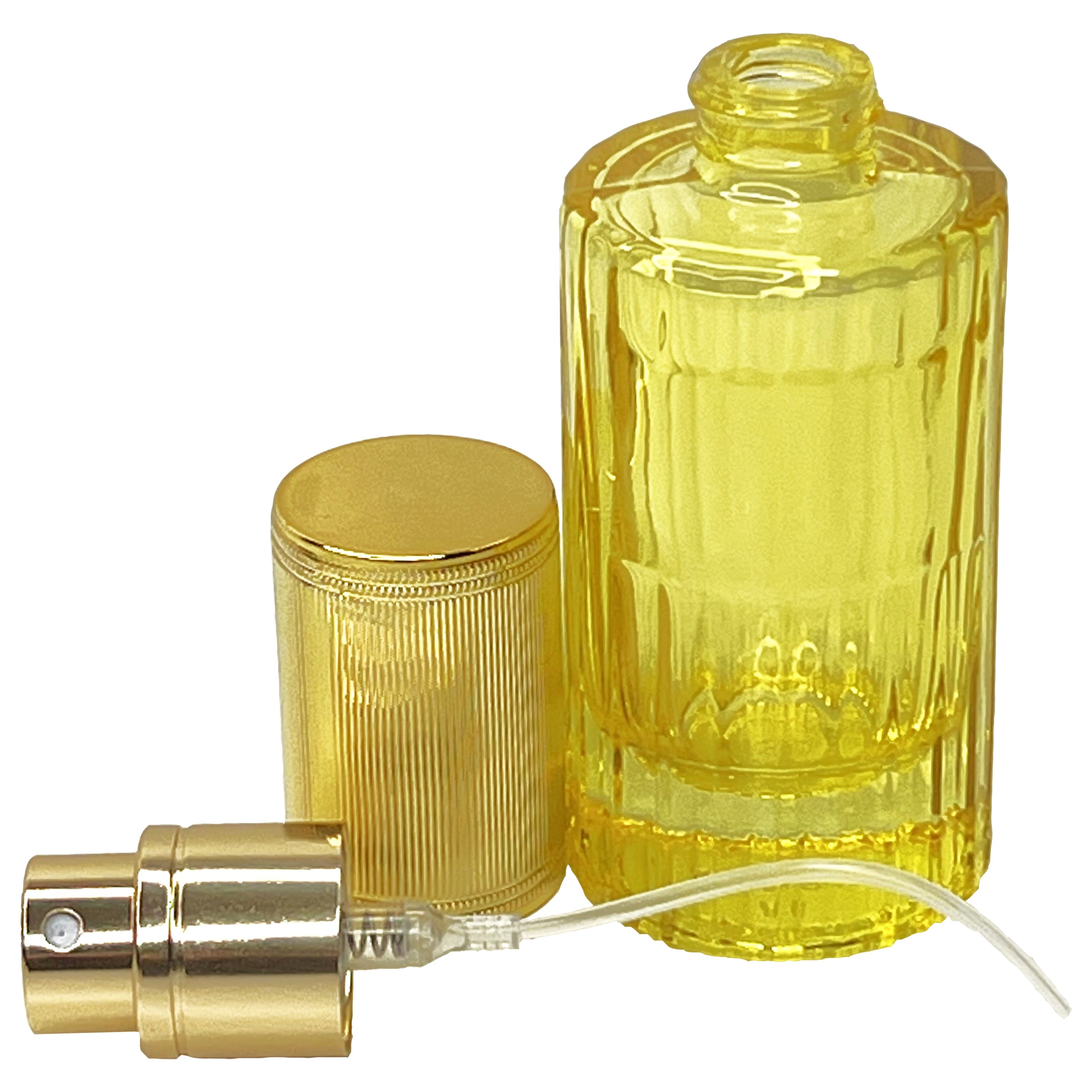 20ml 0.67oz 6 colors glass cylinder perfume spray bottles