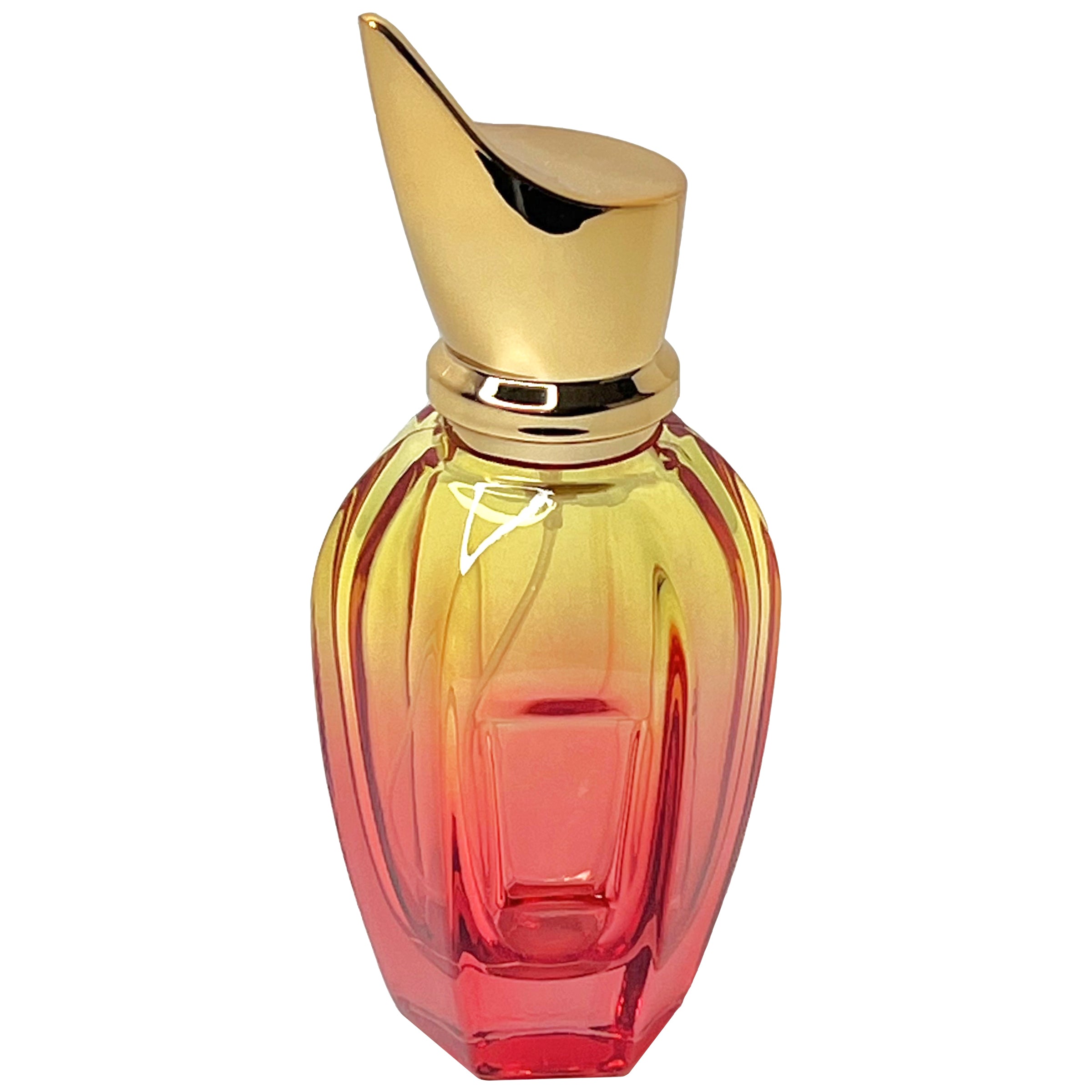 50ml 1.7oz bicolor gradient vase glass perfume spray bottles