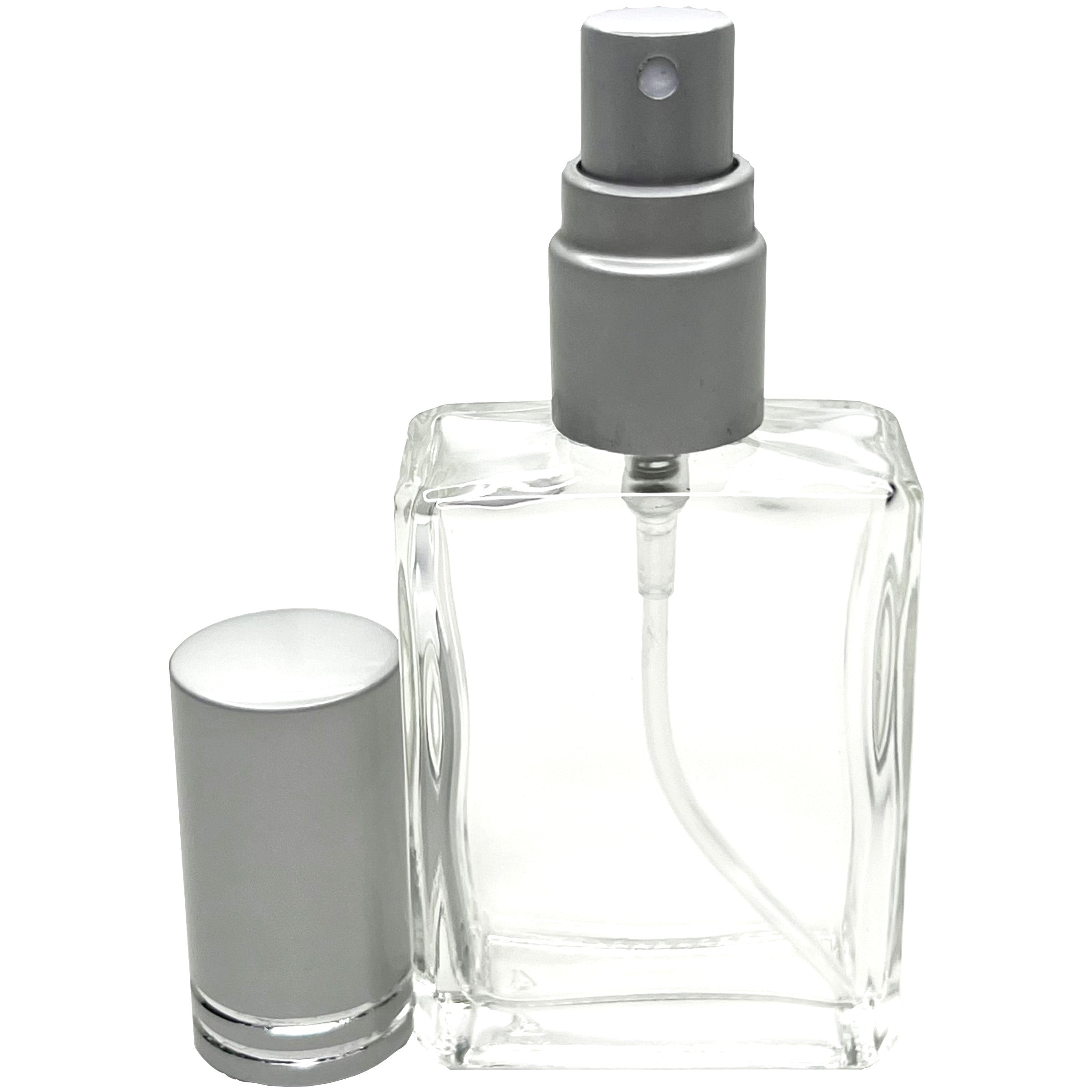 15ml 0.5oz Square spray bottles aluminum cut line caps