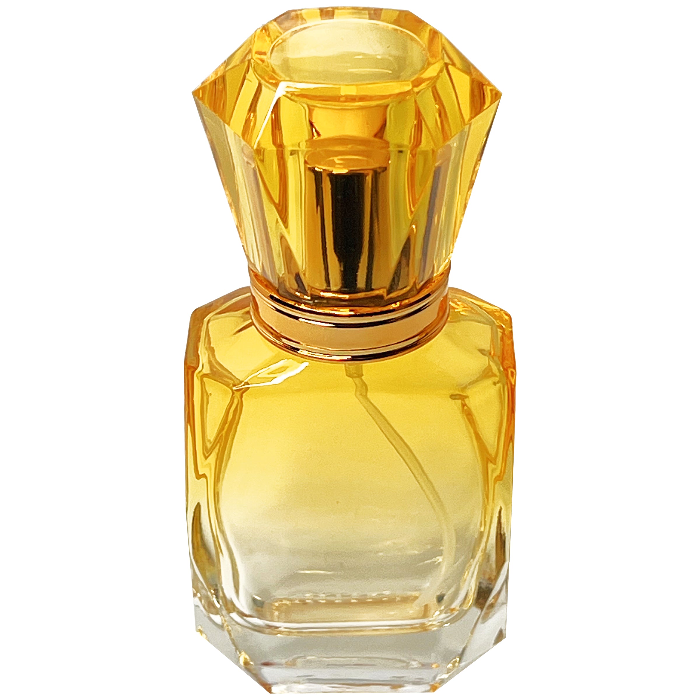 40ml 1.3oz vintage gradient colored glass diamond perfume spray bottles