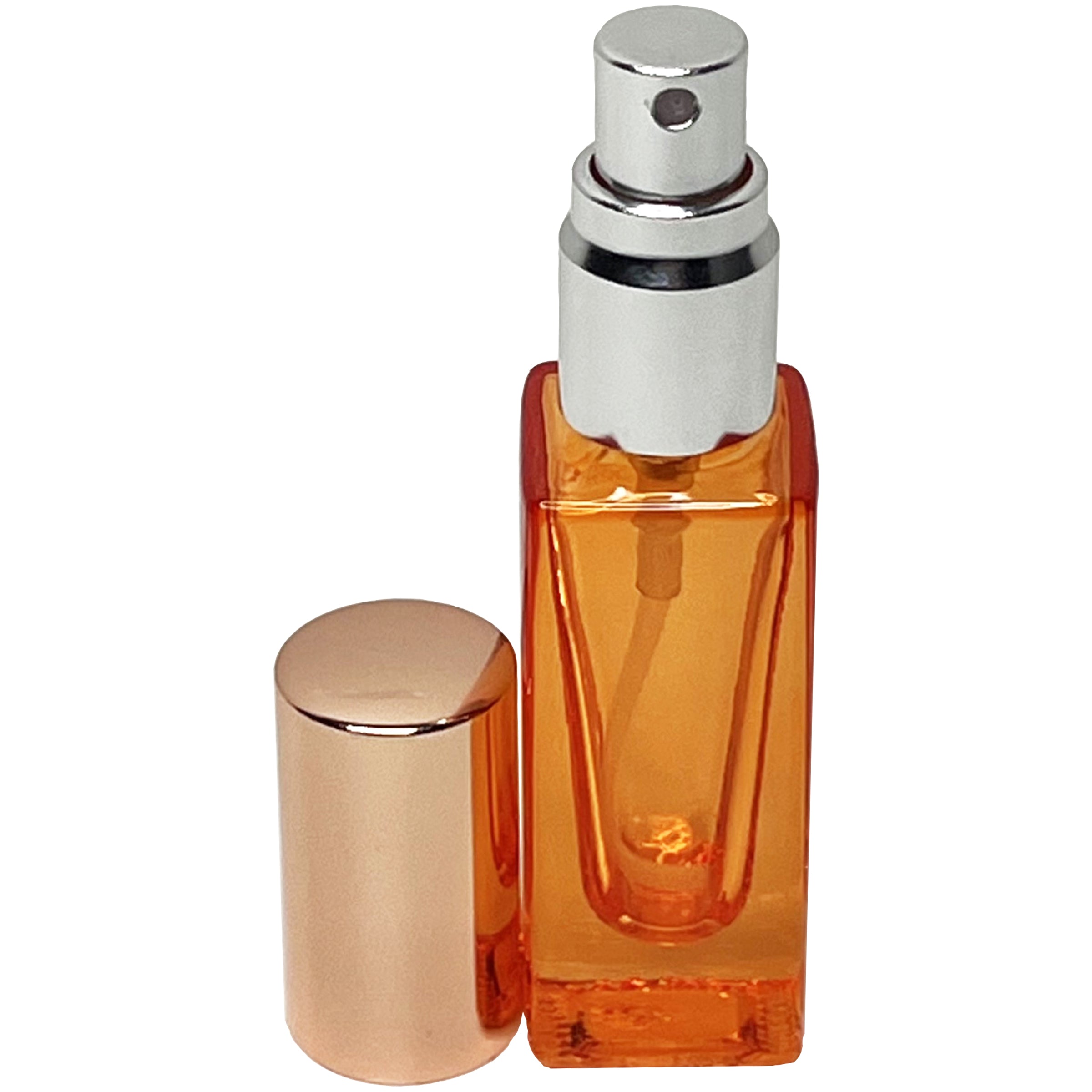 6ml .2oz thick glass mini perfume colored spray bottles 4 pack samples