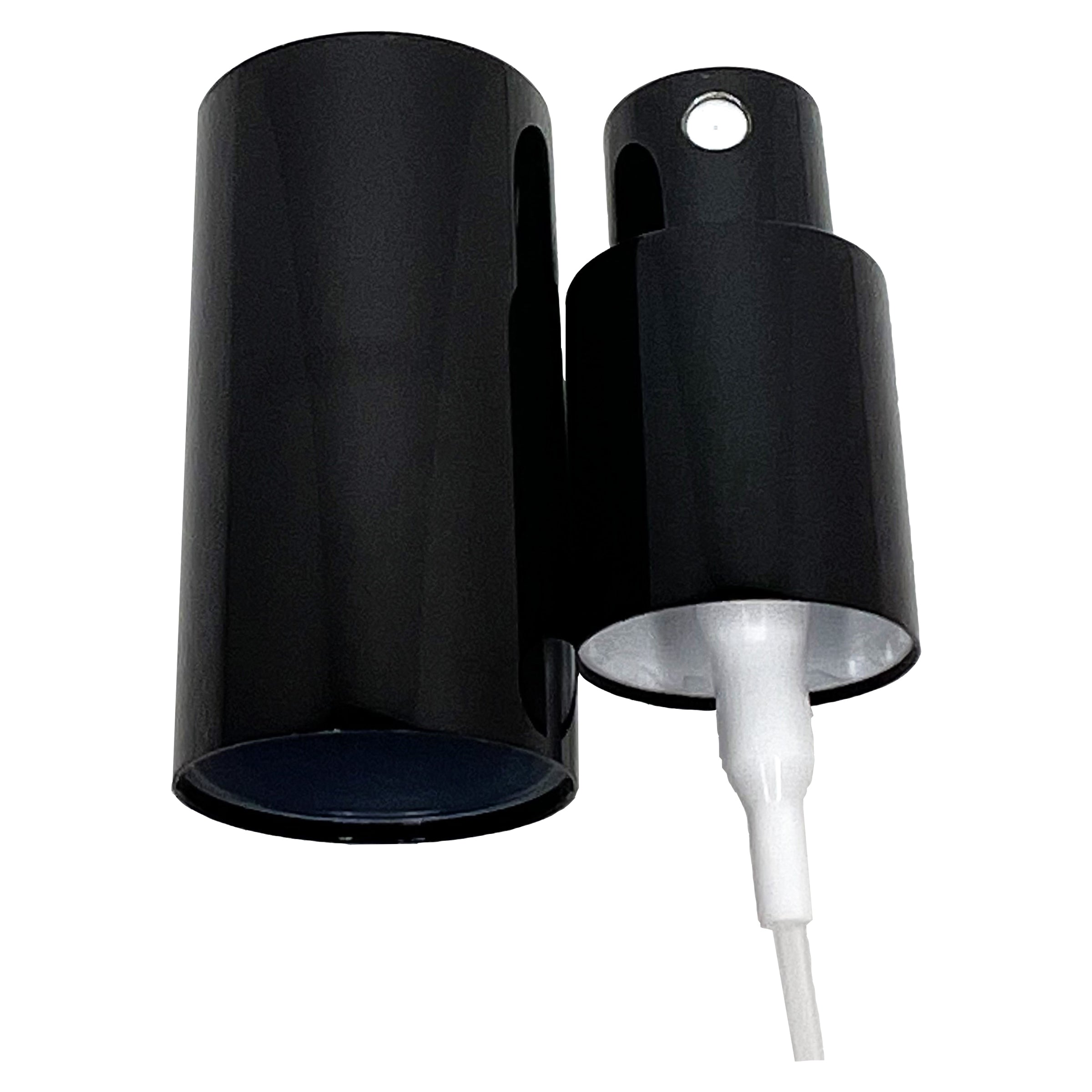 18/415 fine mist screw on pump sprayers metallic aluminum