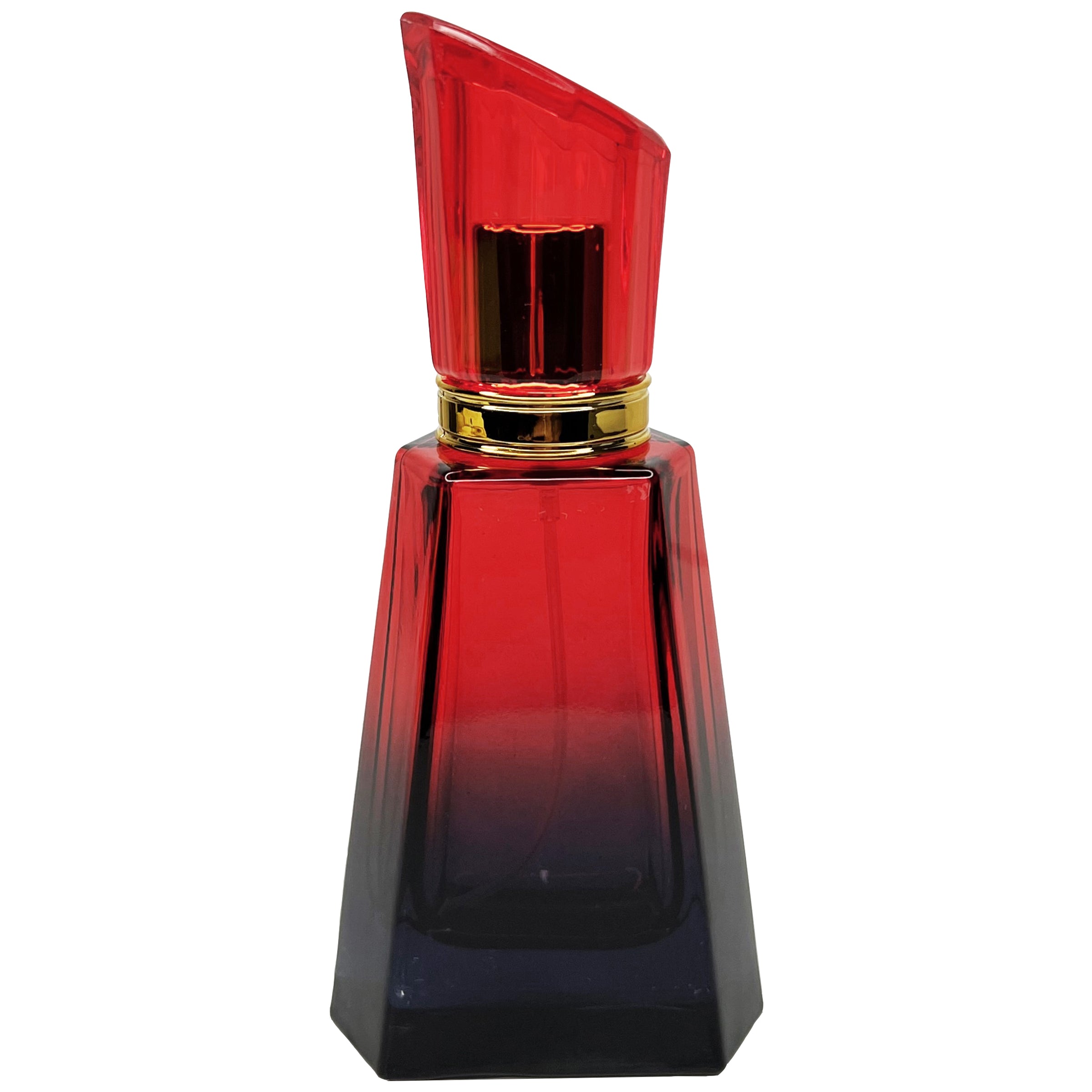 50ml 1.7oz 6 colors burj gradient black glass perfume bottles