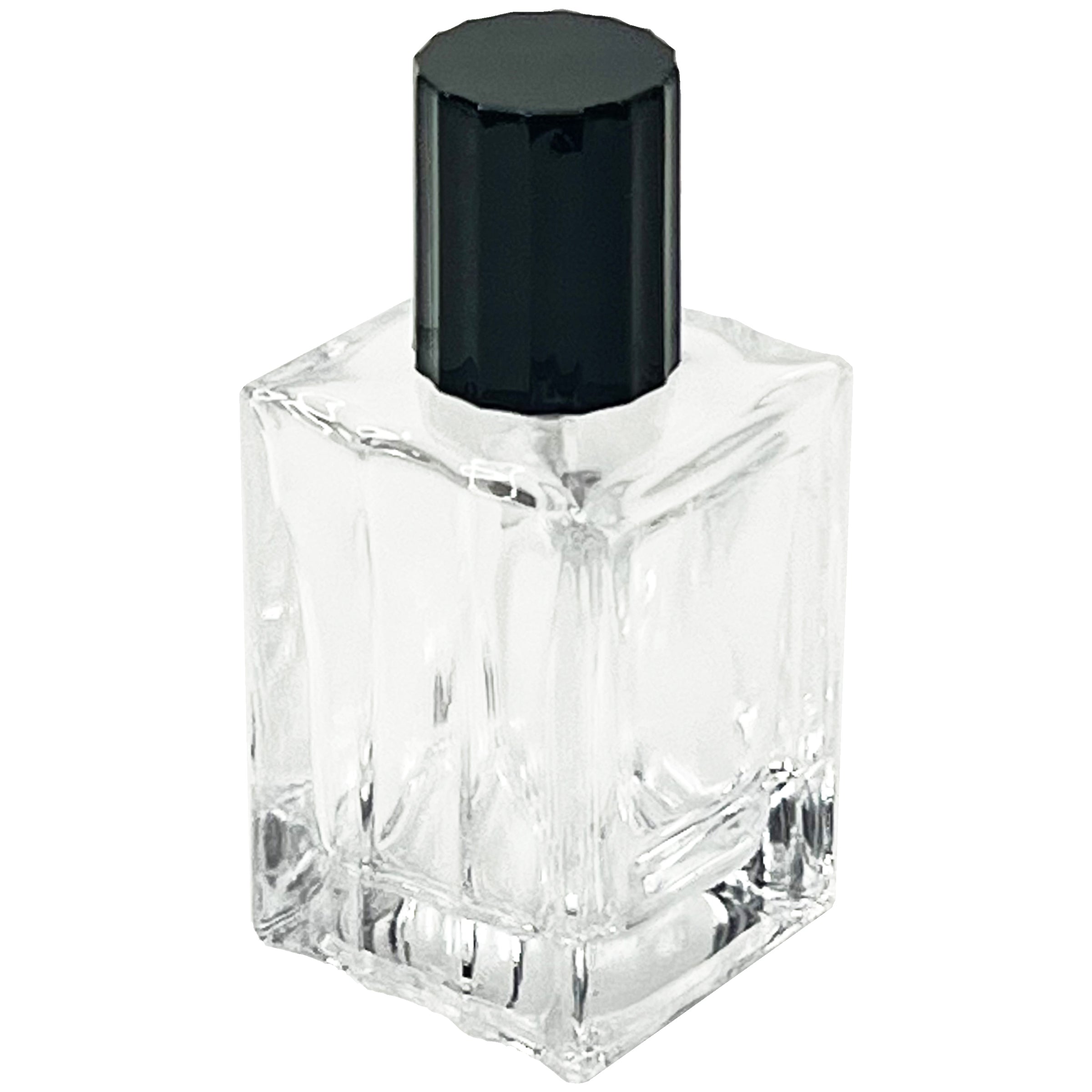 30ml 1oz clear cube glass perfume spray bottles