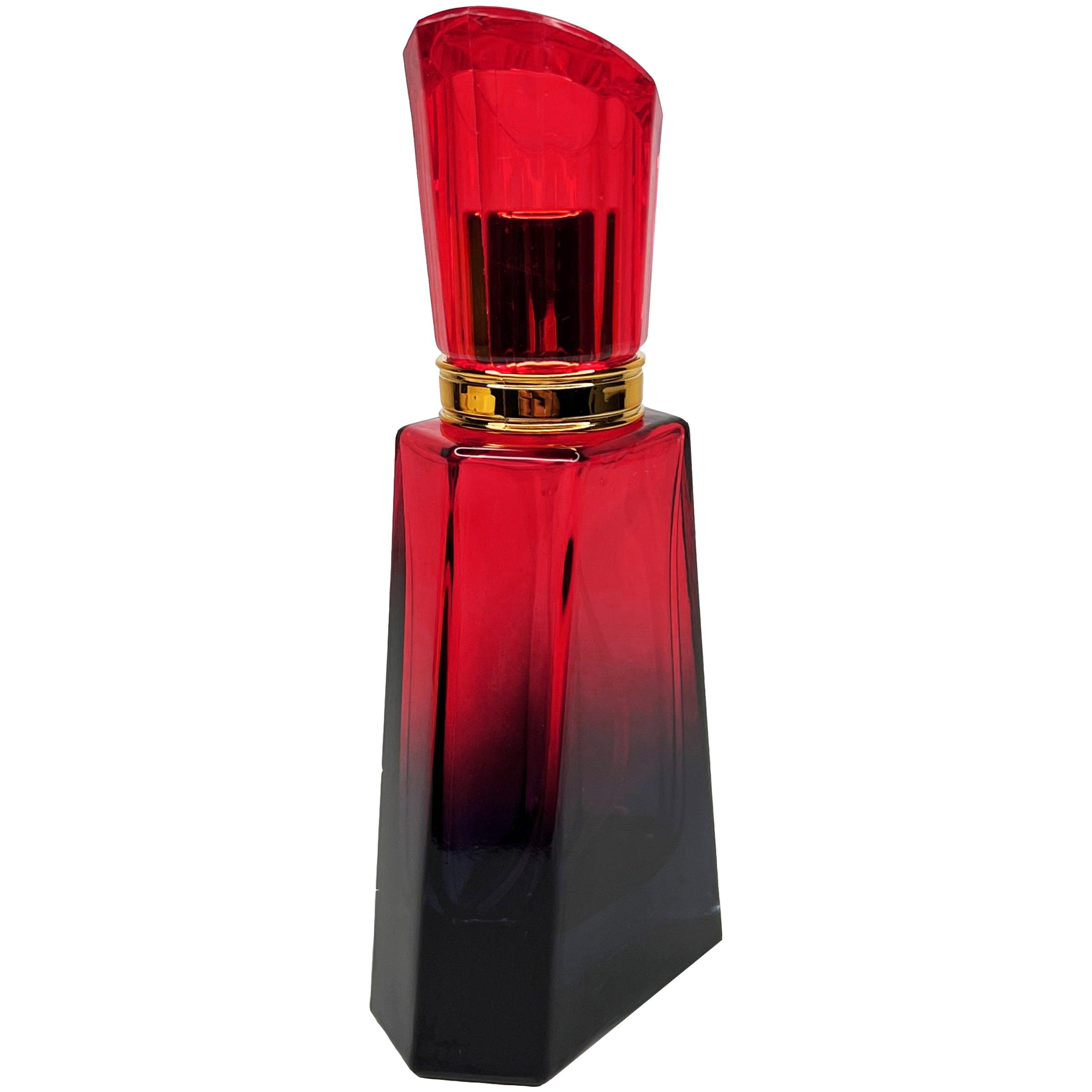 50ml 1.7oz 6 colors burj gradient black glass perfume bottles