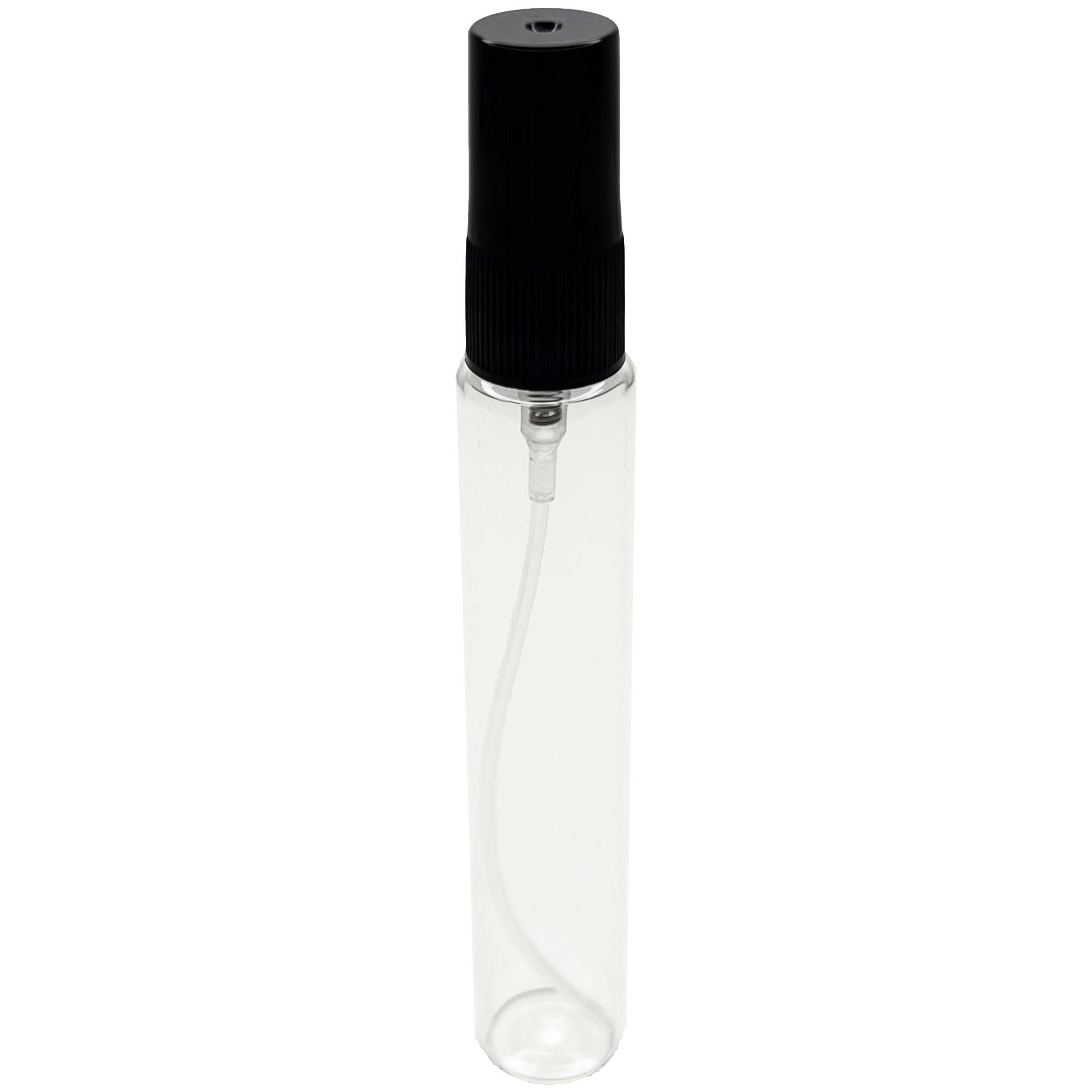 15ml 0.5oz perfume glass spray bottles clear black spray pumps