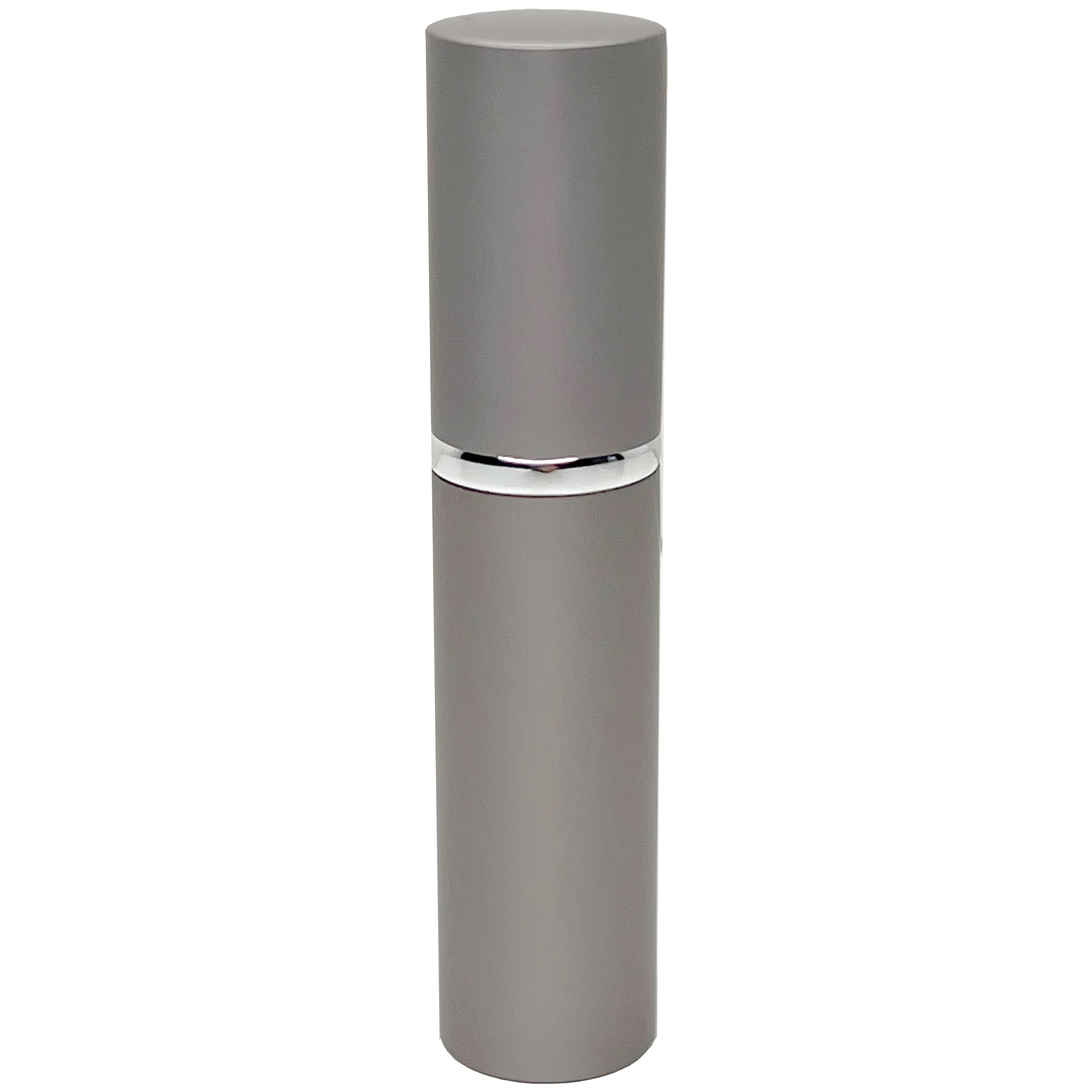 6ml 0.2oz perfume glass spray bottles gray aluminum shell