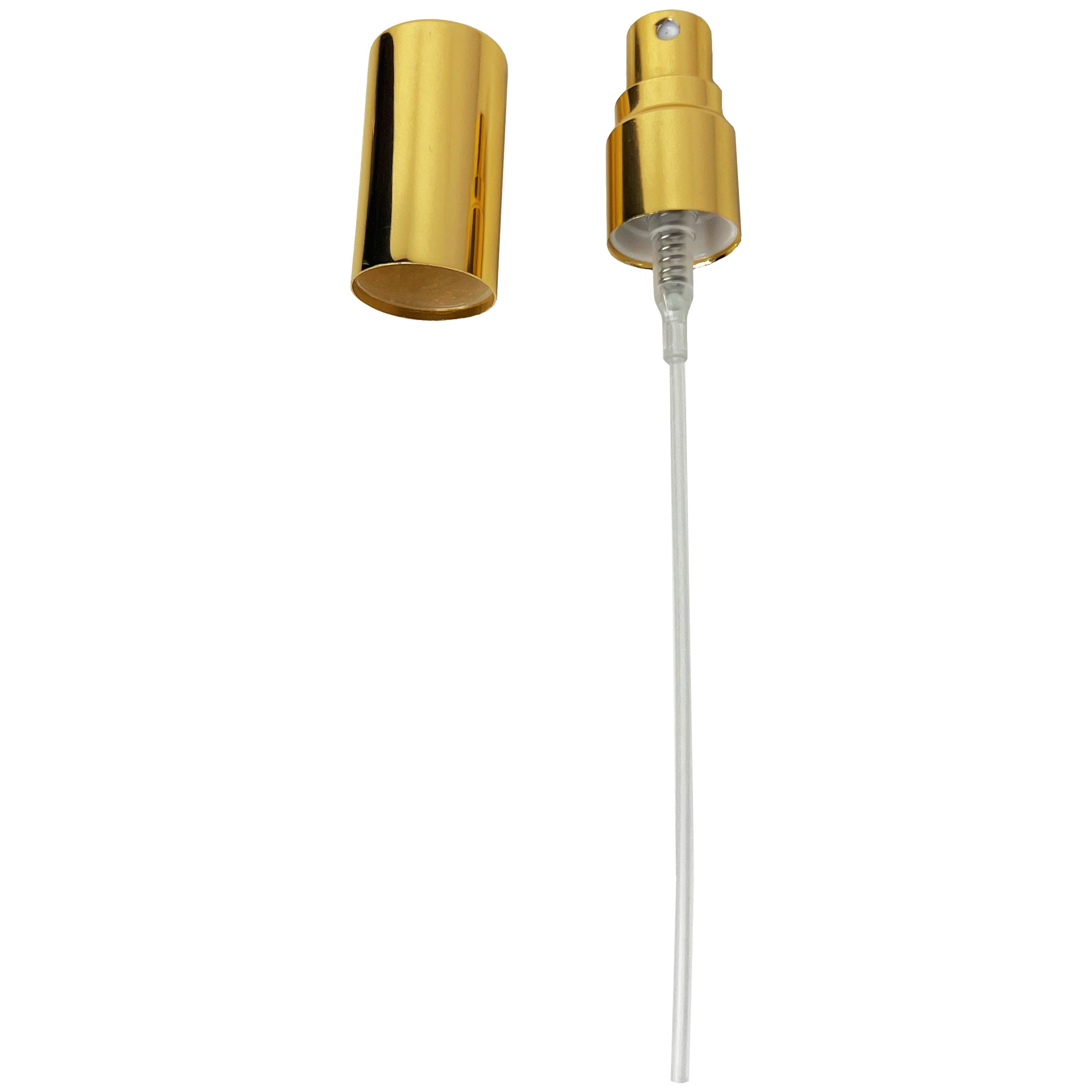 13/415 Fine mist screw on sprayers pump atomizers metallic aluminum