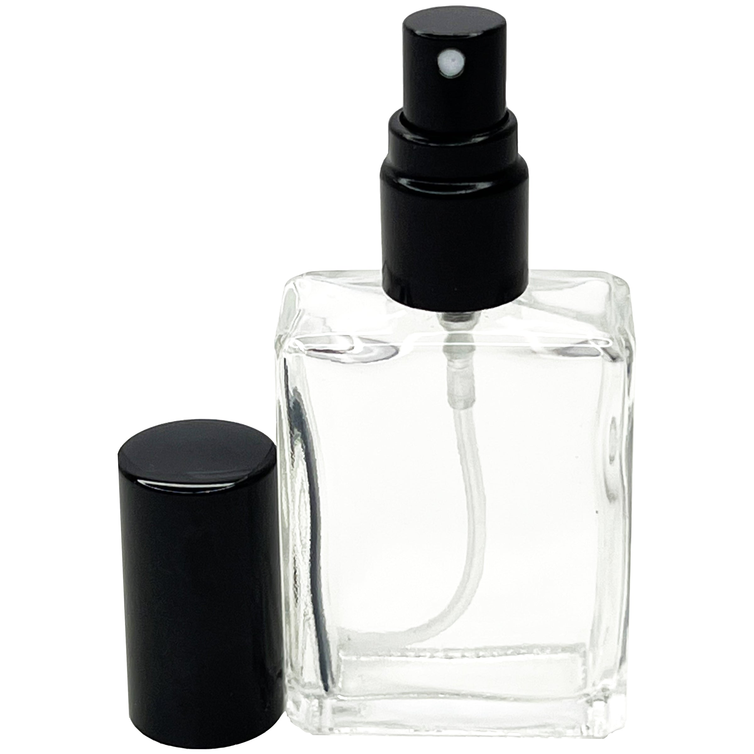 15ml 0.5oz Square Perfume Glass Spray Bottles Atomizers