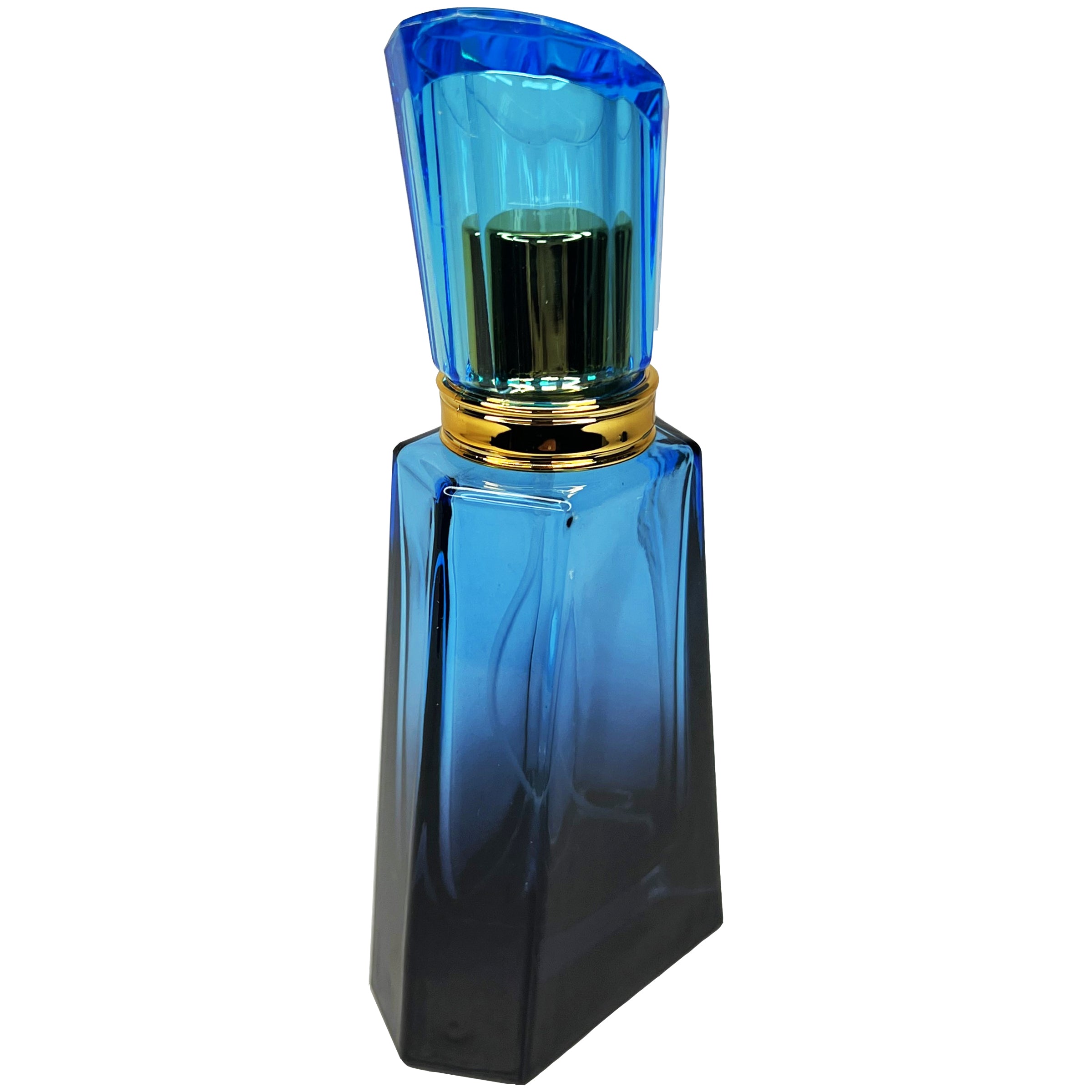 50ml 1.7oz 6 colors burj gradient black glass perfume bottles