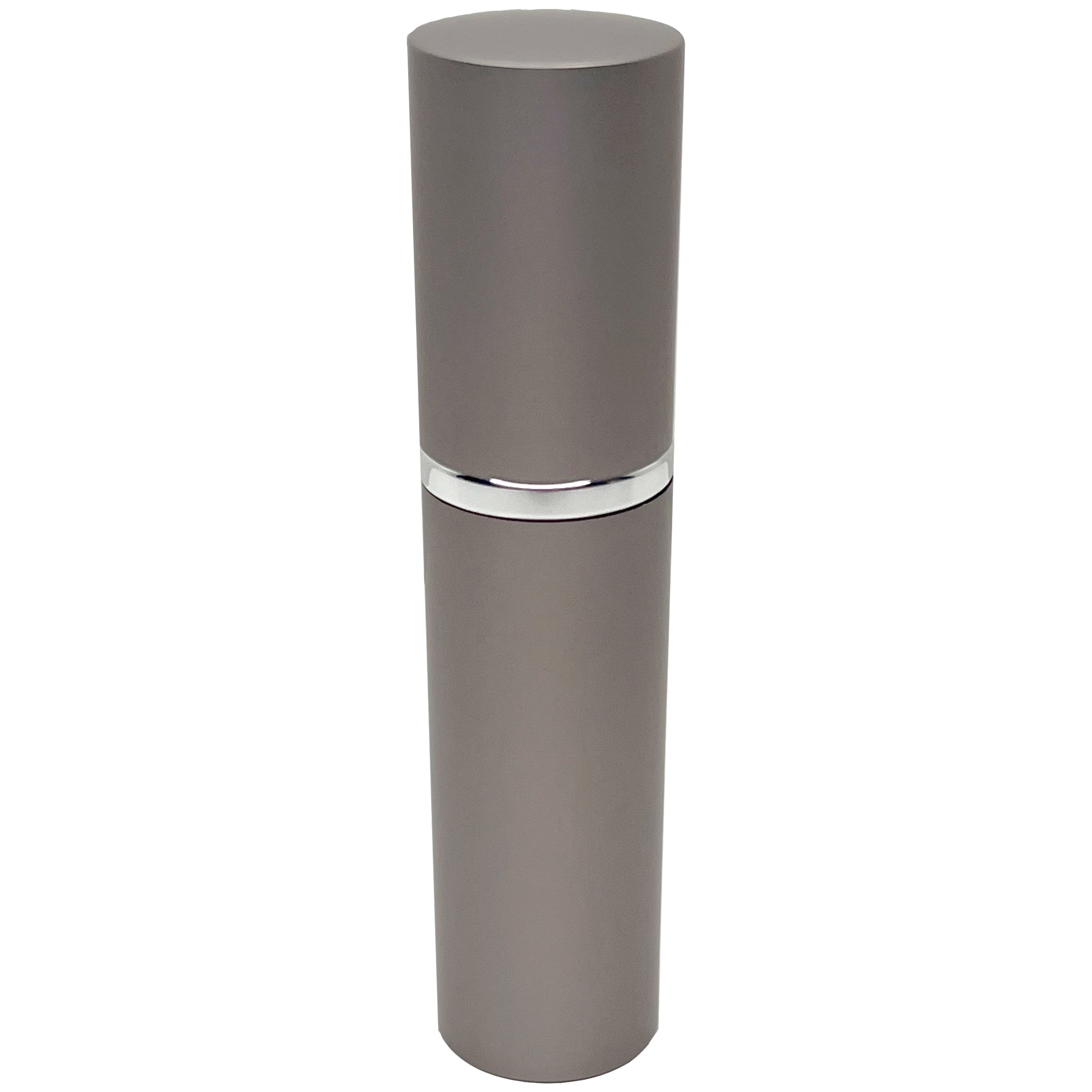 10ml 0.33oz gray perfume glass spray bottles deluxe metal shell