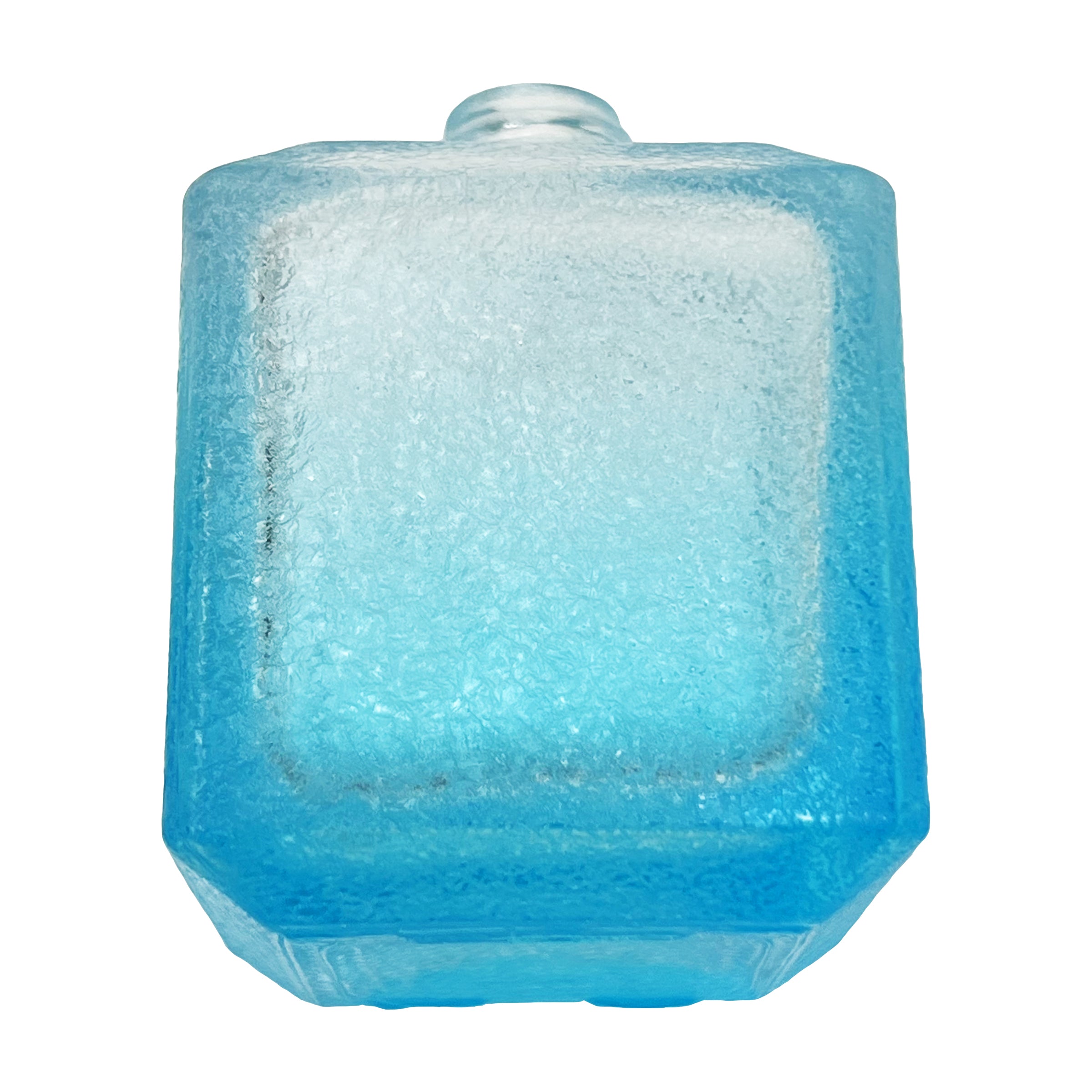 50ml 1.7oz 6 colors gradient cube textured glass perfume spray bottles