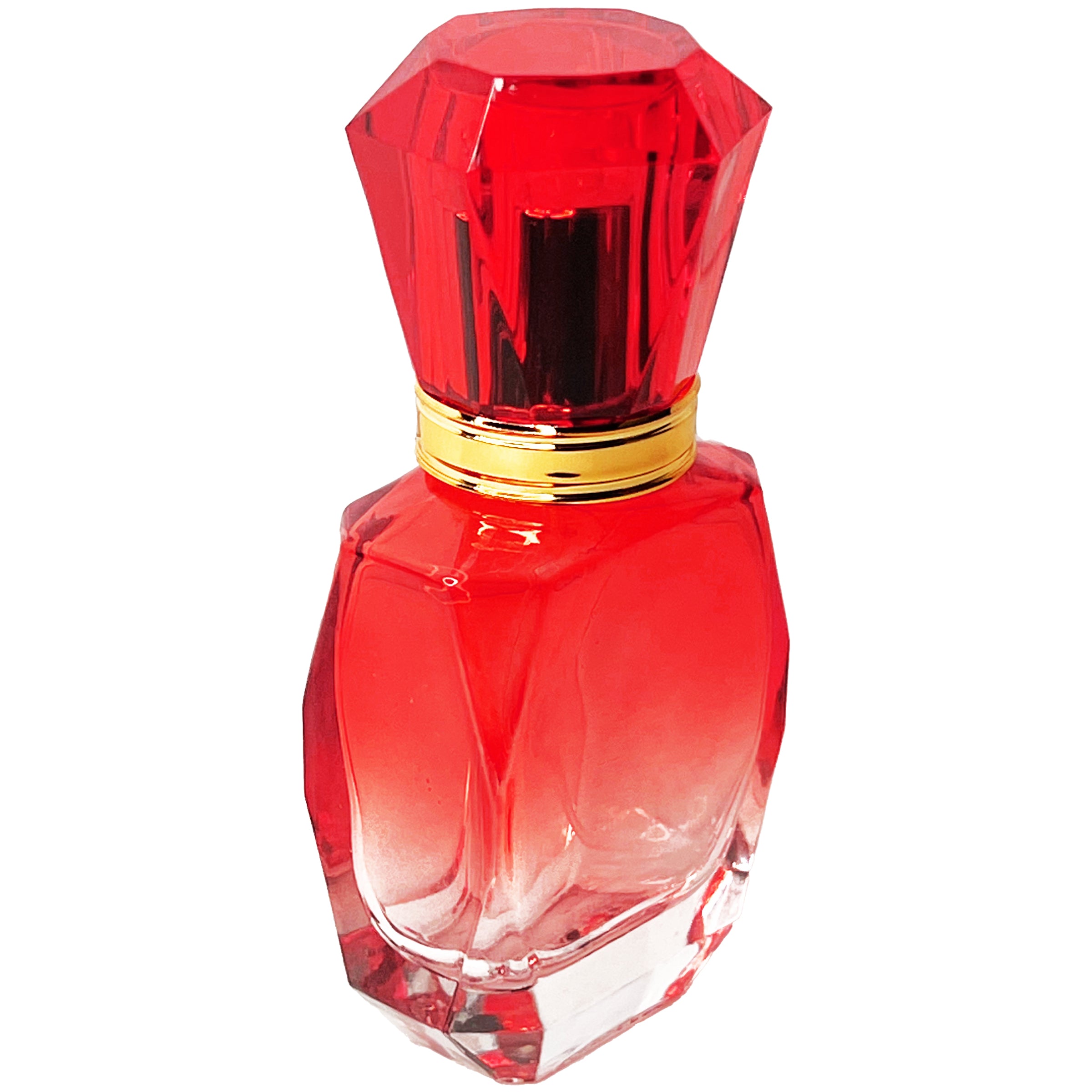 40ml 1.3oz vintage gradient colored glass diamond perfume spray bottles