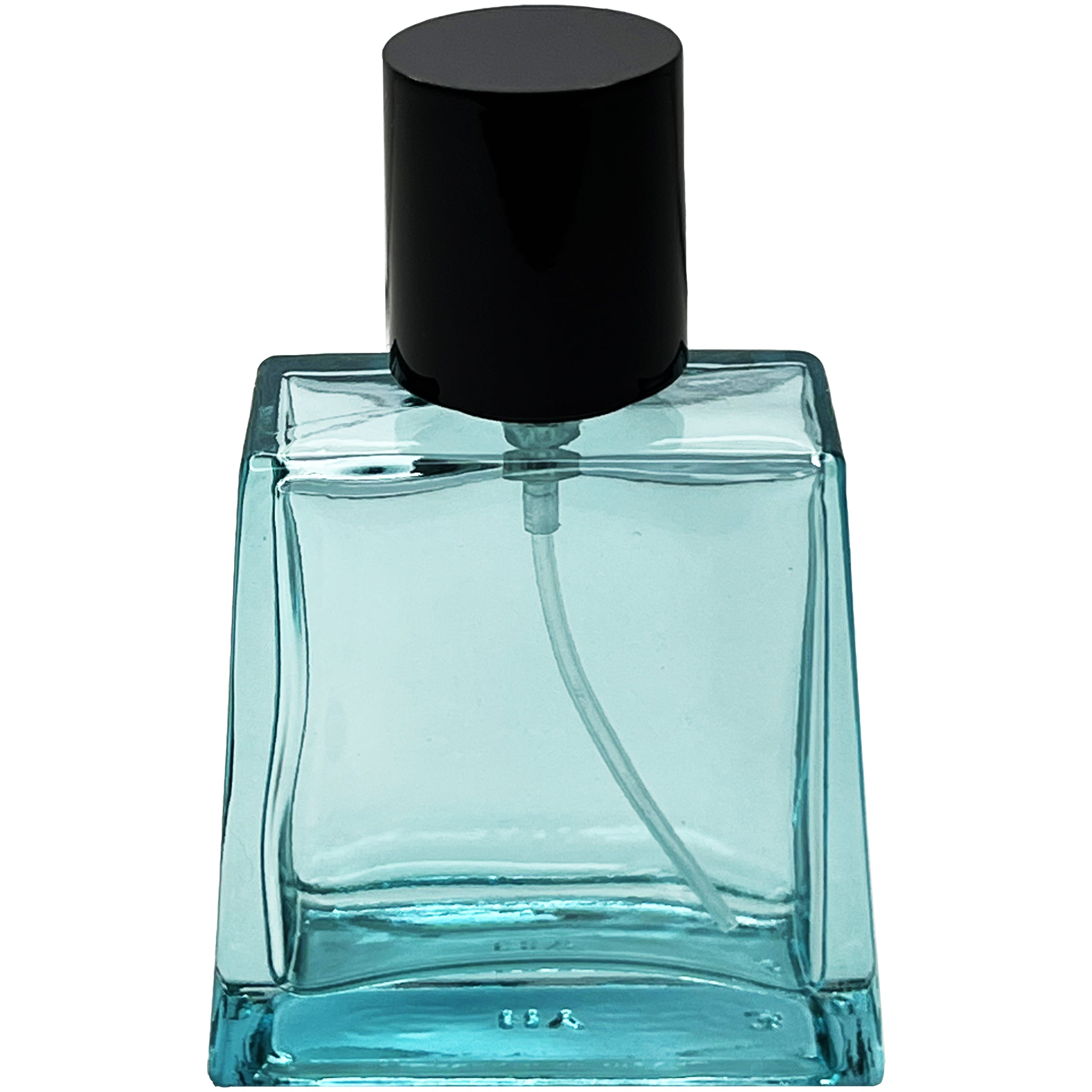 30ml 1oz colored glass trapezoid perfume spray bottles