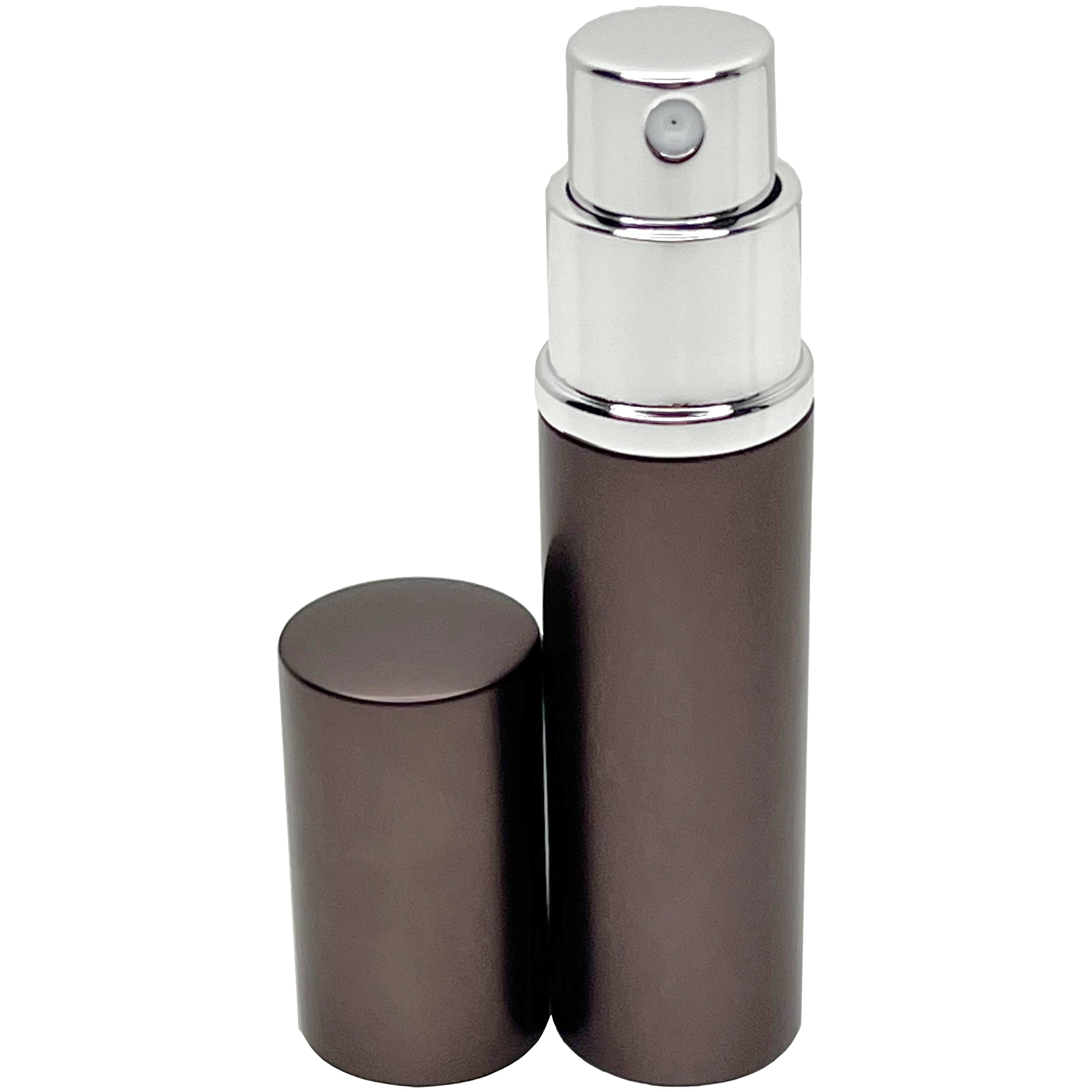 6ml 0.2oz perfume glass spray bottles aluminum shell coffee