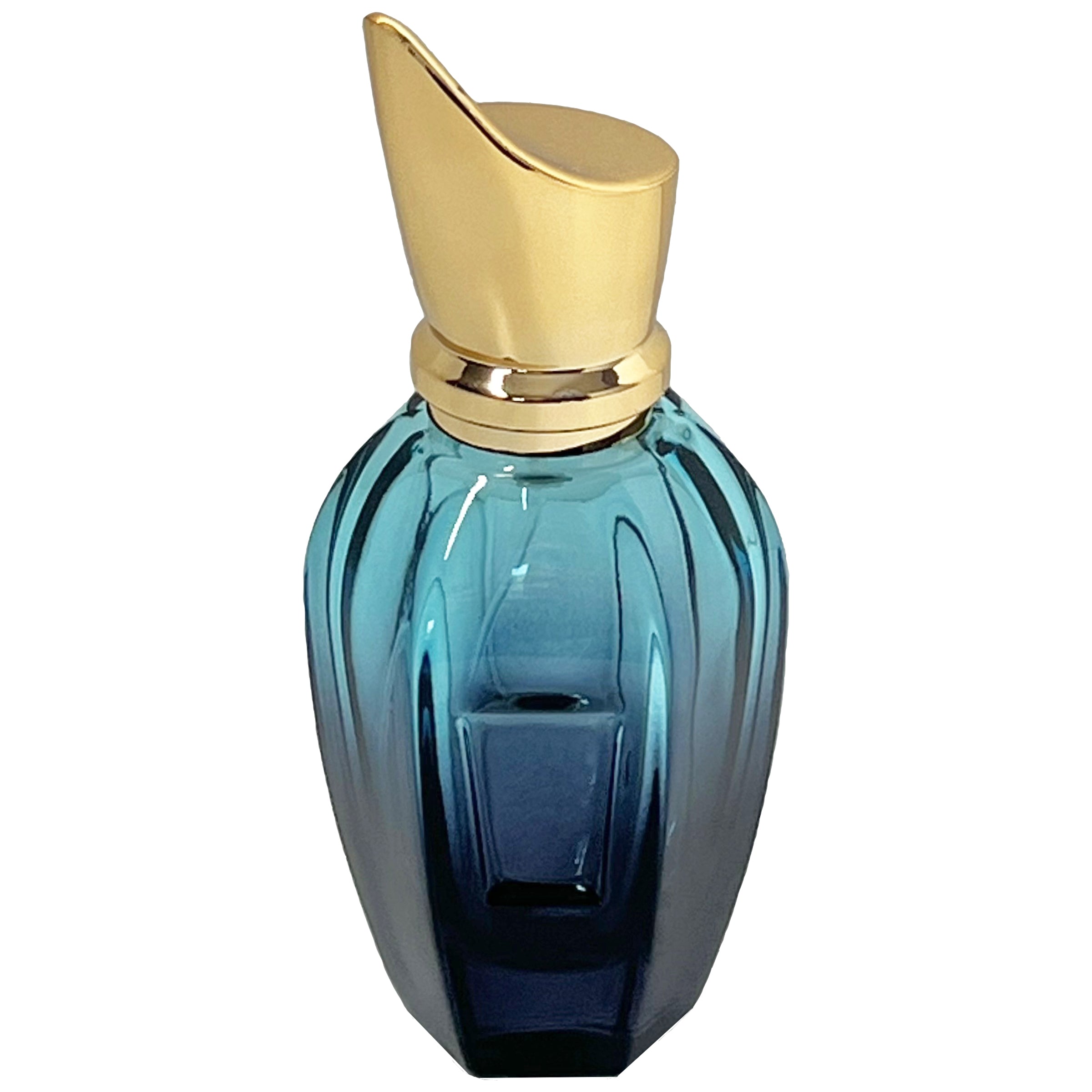 50ml 1.7oz bicolor gradient vase glass perfume spray bottles