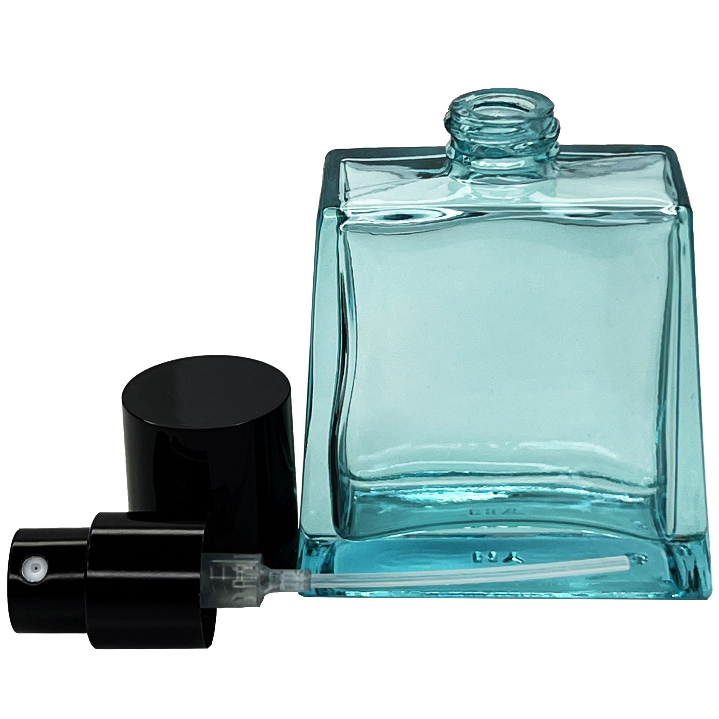 30ml 1oz colored glass trapezoid perfume spray bottles