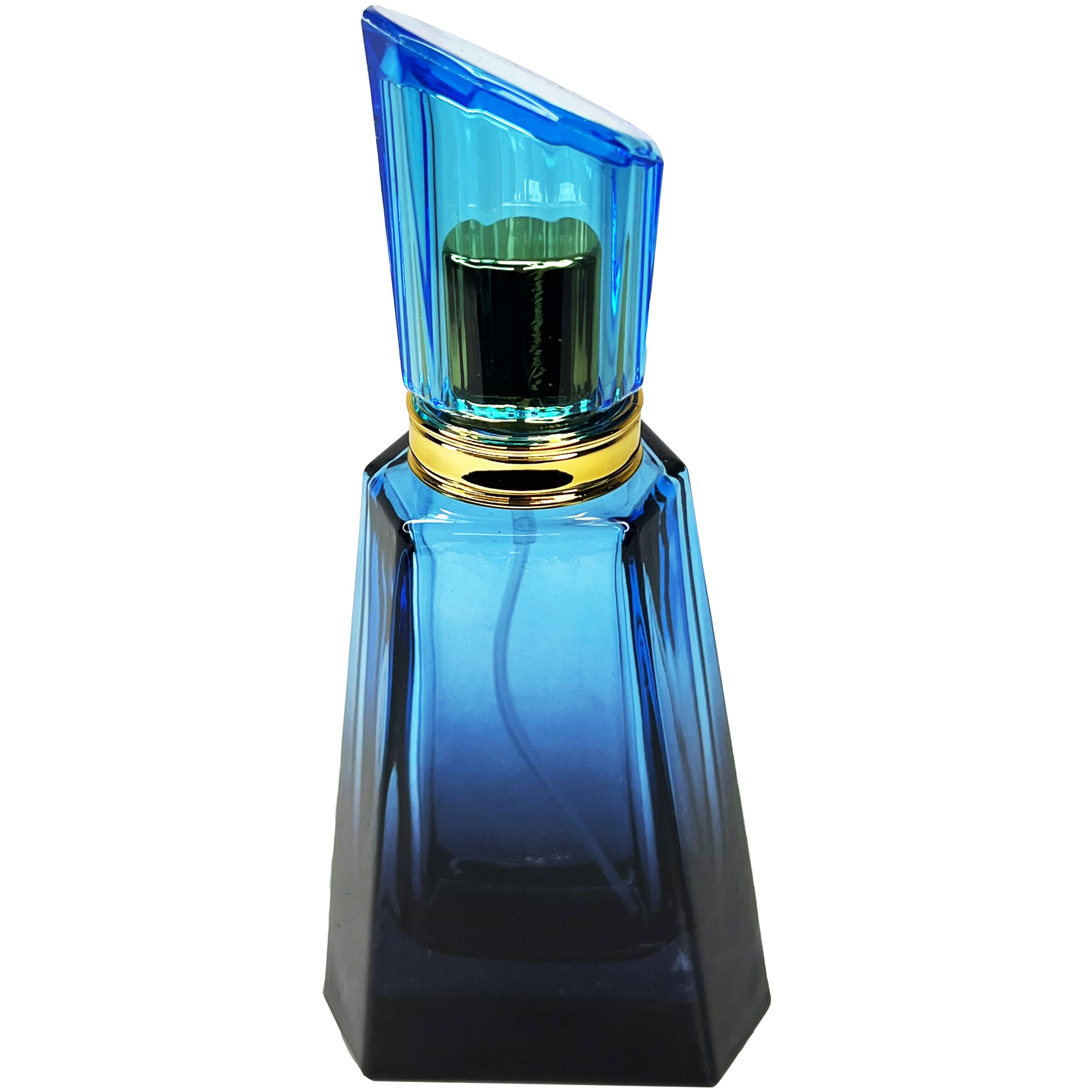 50ml 1.7oz 6 colors burj gradient black glass perfume bottles