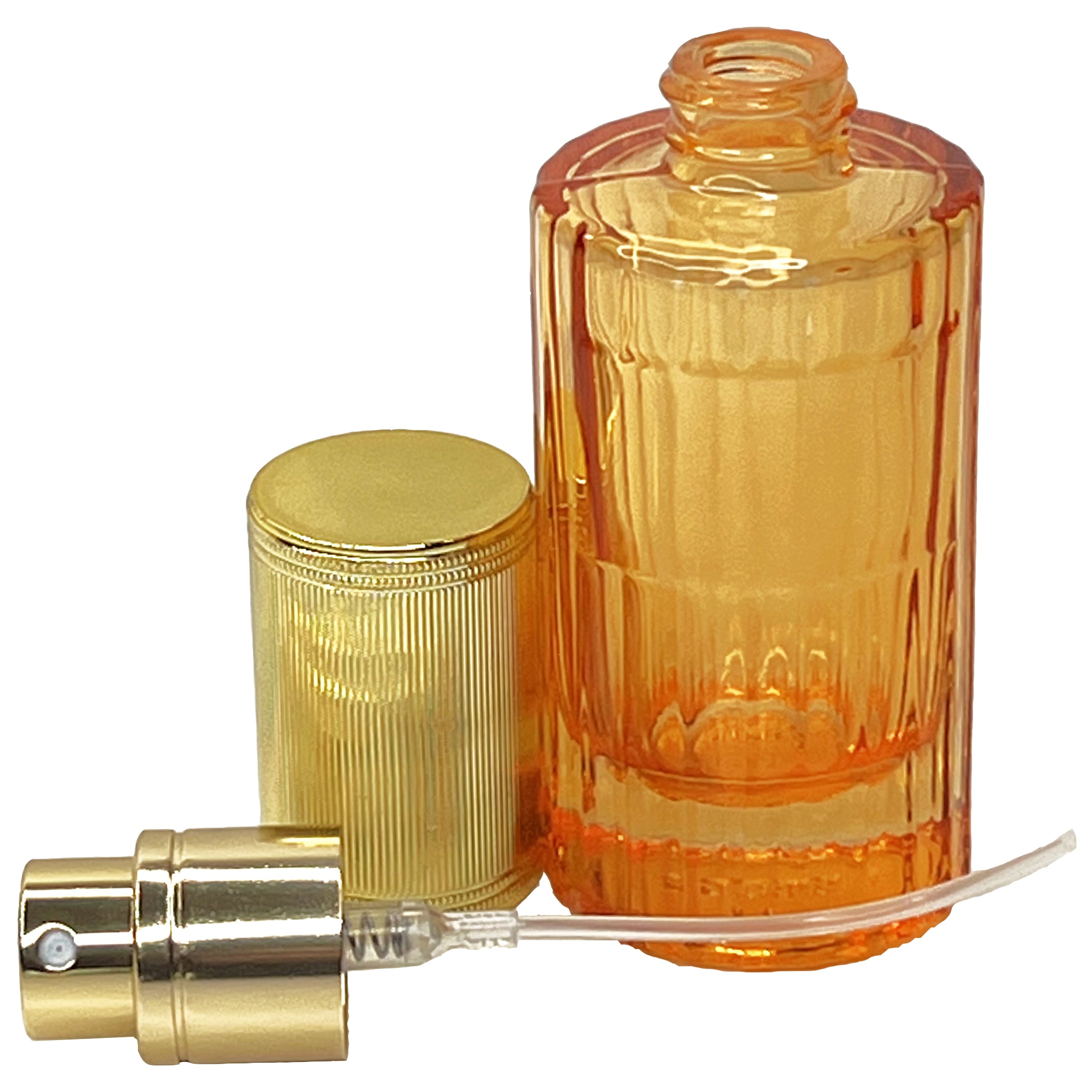20ml 0.67oz 6 colors glass cylinder perfume spray bottles