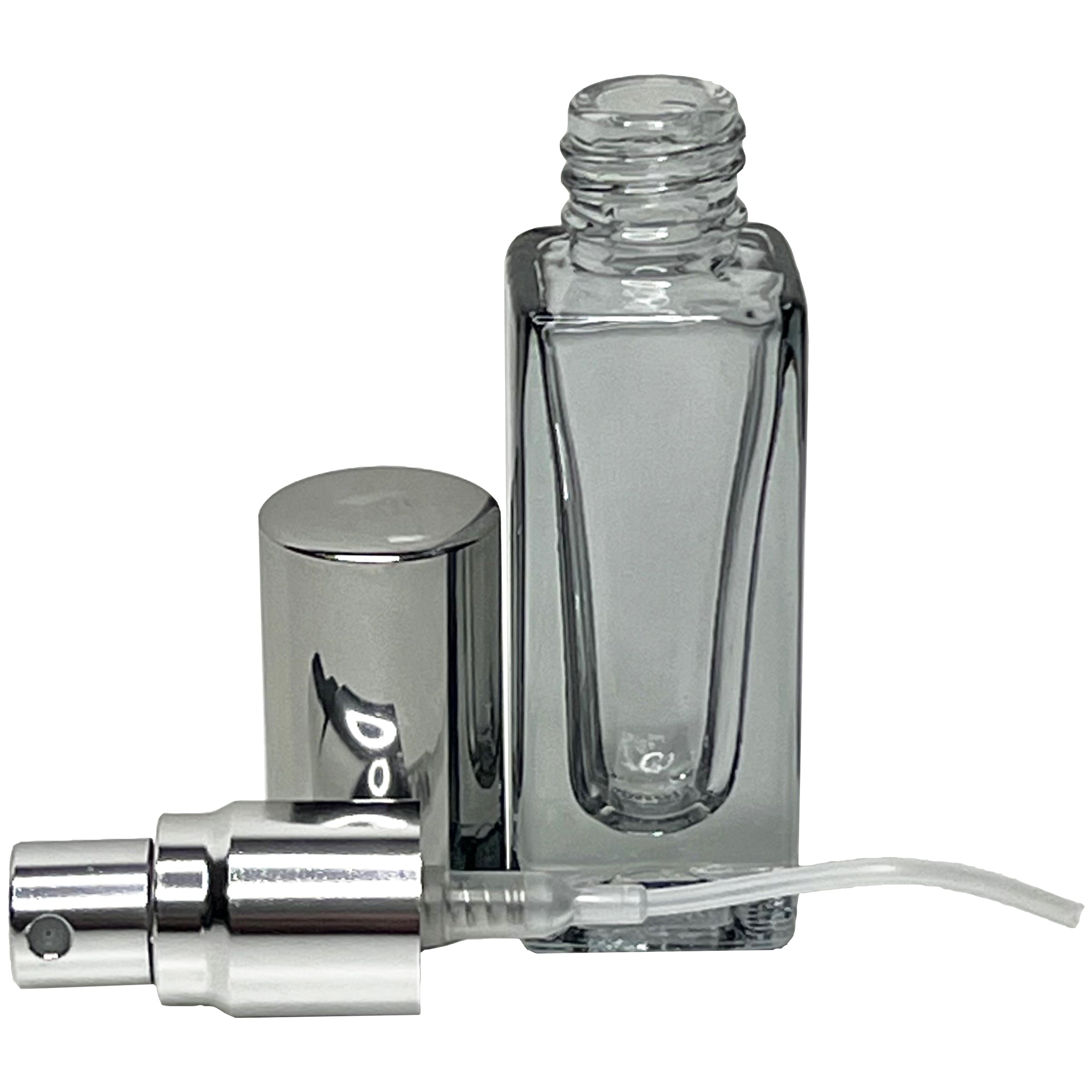 6ml .2oz thick glass mini perfume colored spray bottles 4 pack samples