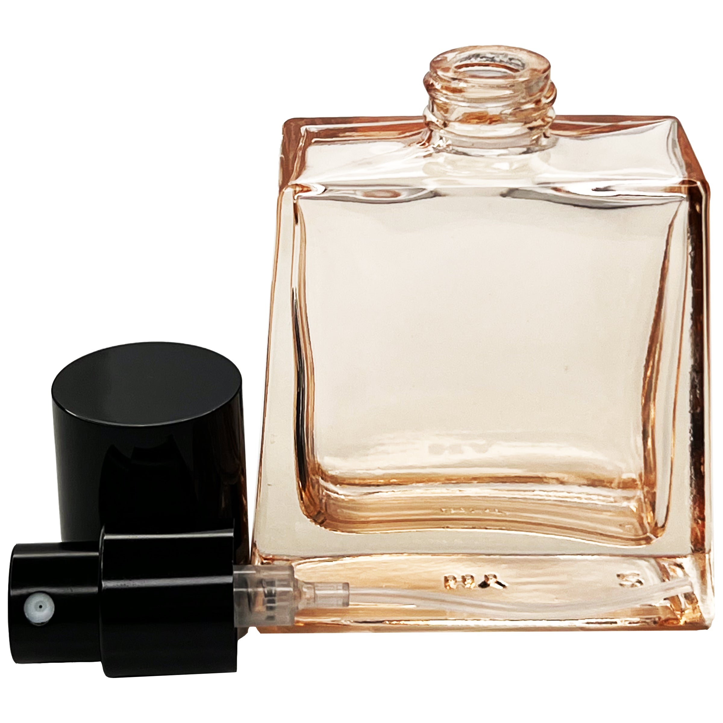 30ml 1oz colored glass trapezoid perfume spray bottles