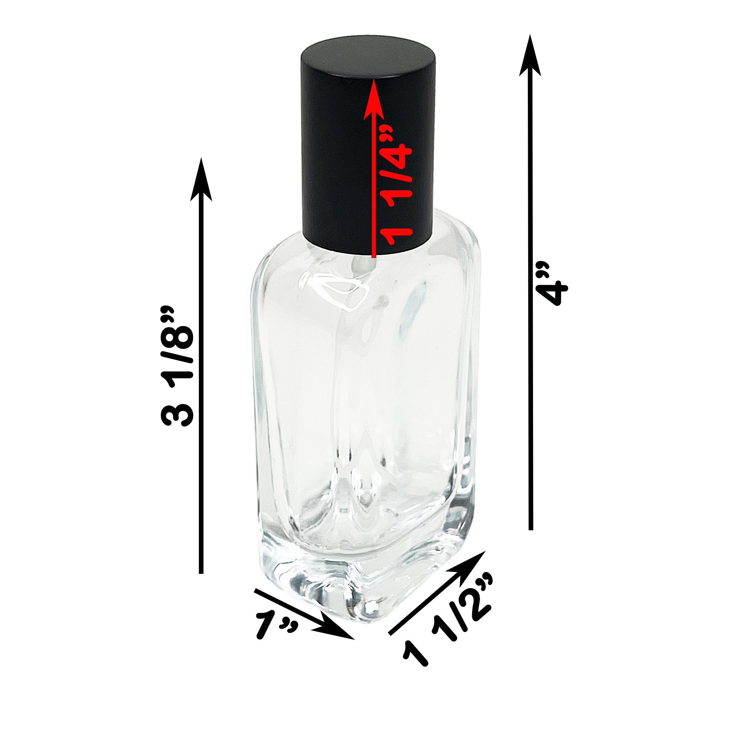 30ml 1oz perfume glass spray bottles rounded matte sprayers and caps