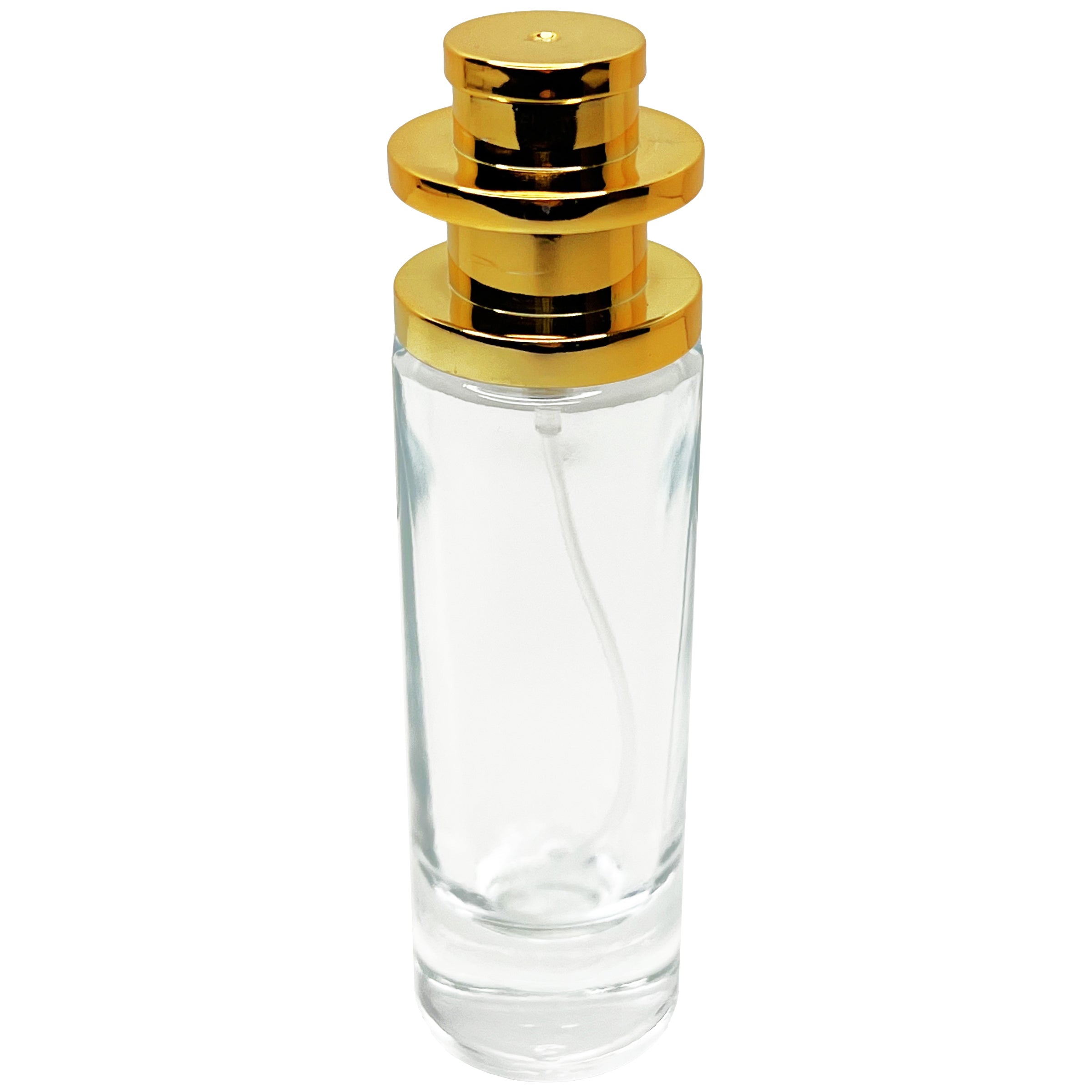 30ml 1oz perfume cylinder glass Spray Bottles tower cap