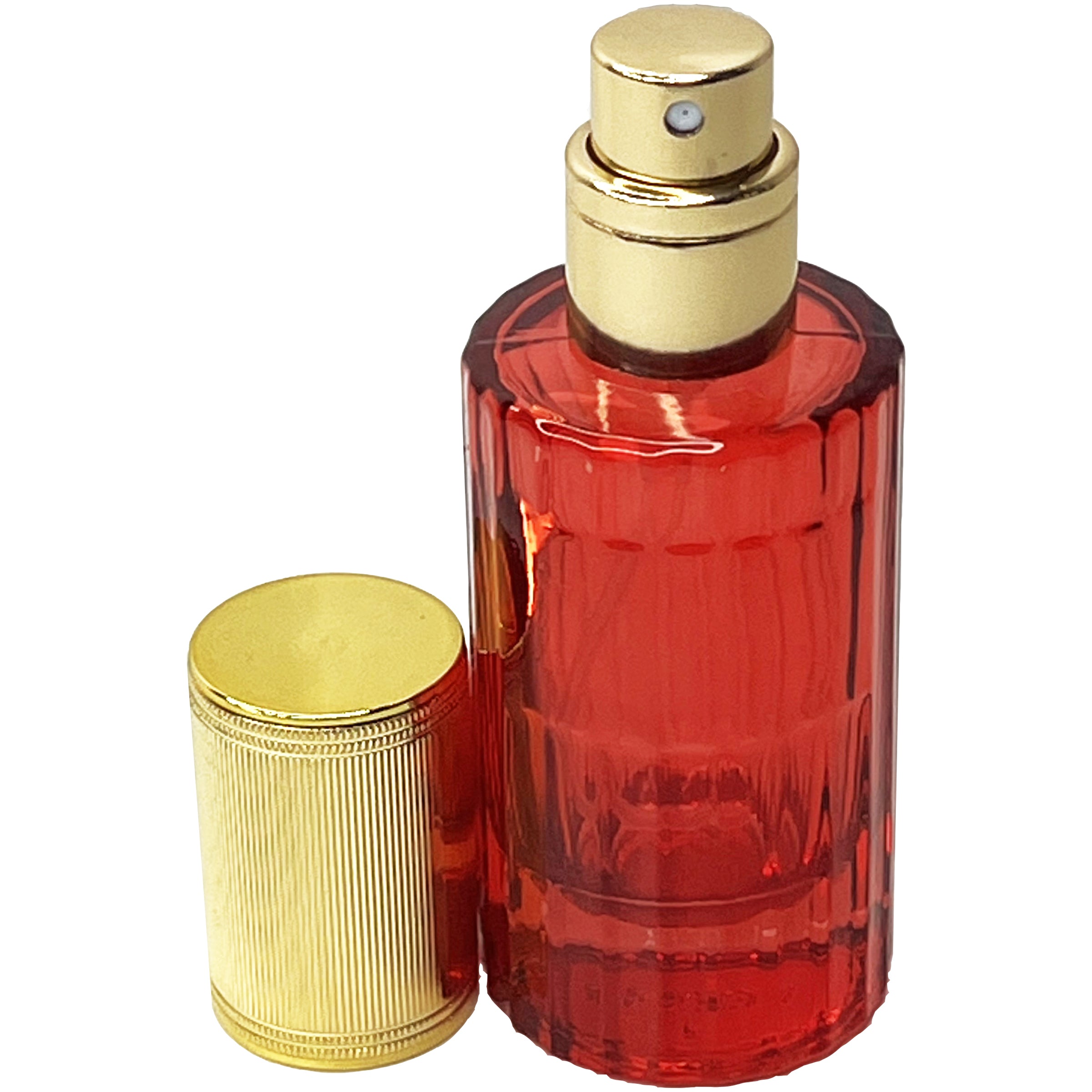 20ml 0.67oz 6 colors glass cylinder perfume spray bottles