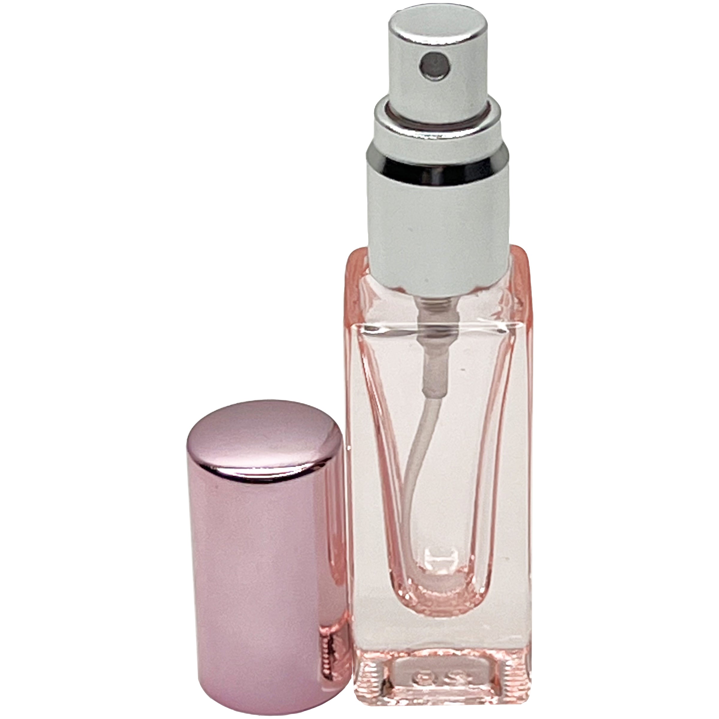 6ml .2oz thick glass mini perfume colored spray bottles 4 pack samples