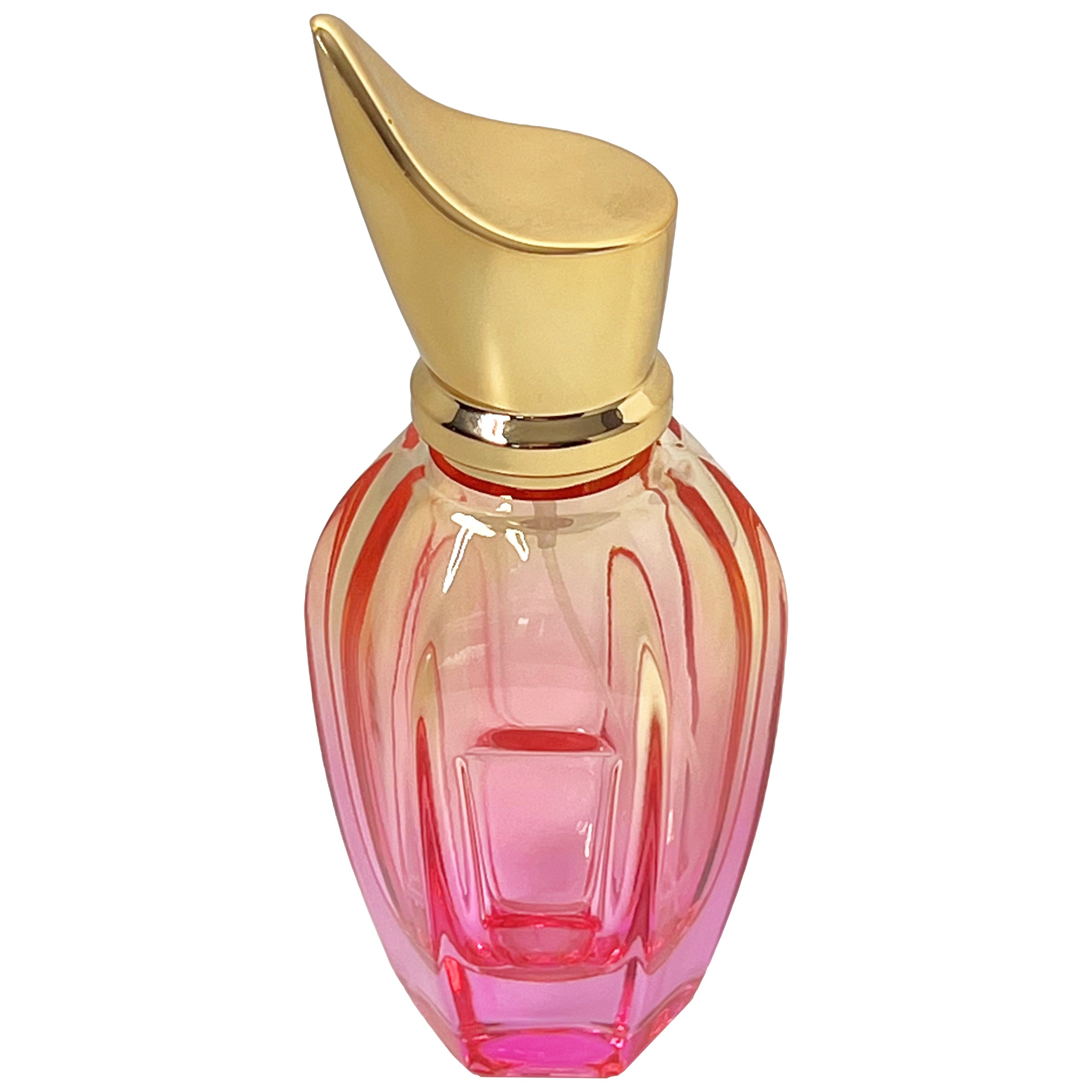 50ml 1.7oz bicolor gradient vase glass perfume spray bottles