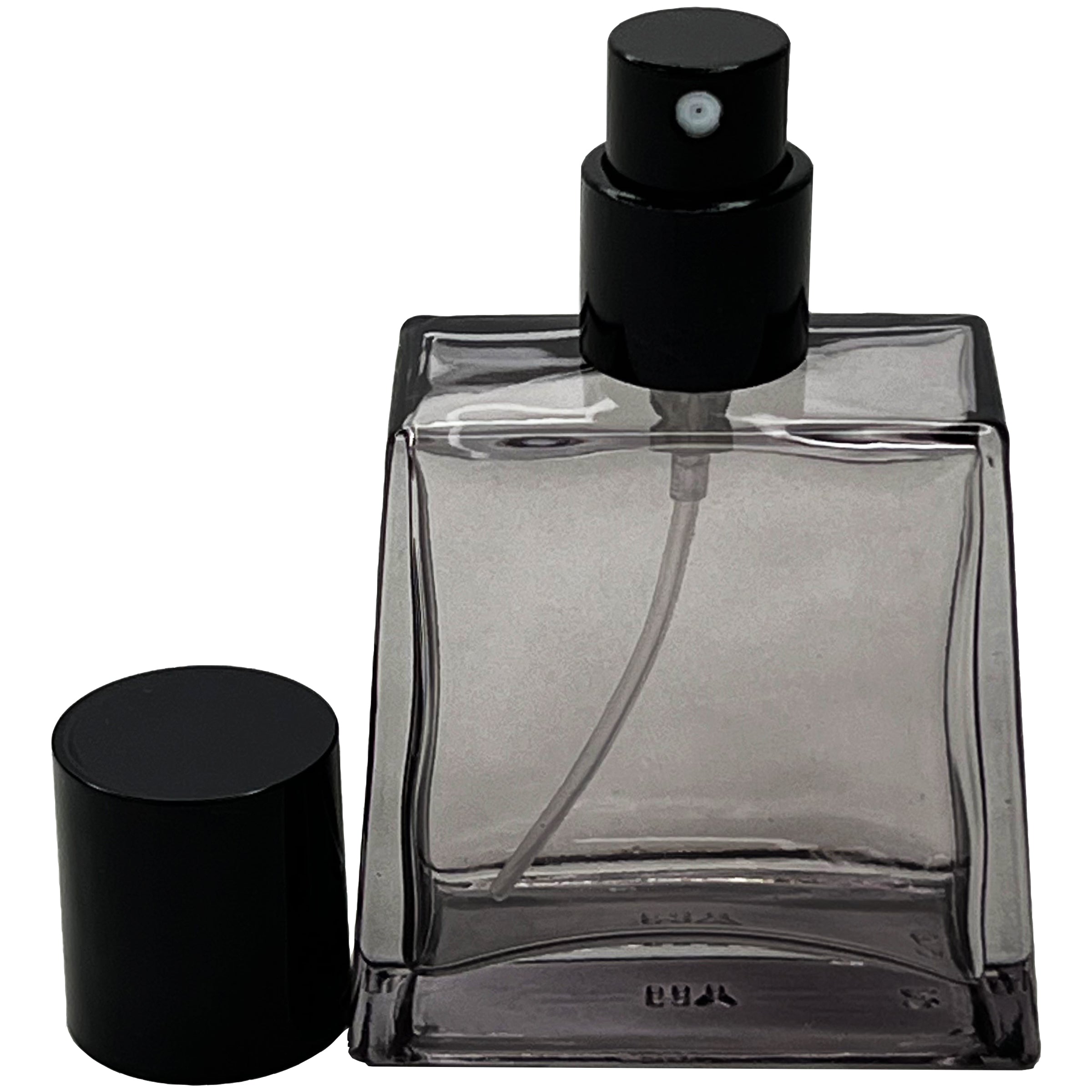 30ml 1oz colored glass trapezoid perfume spray bottles