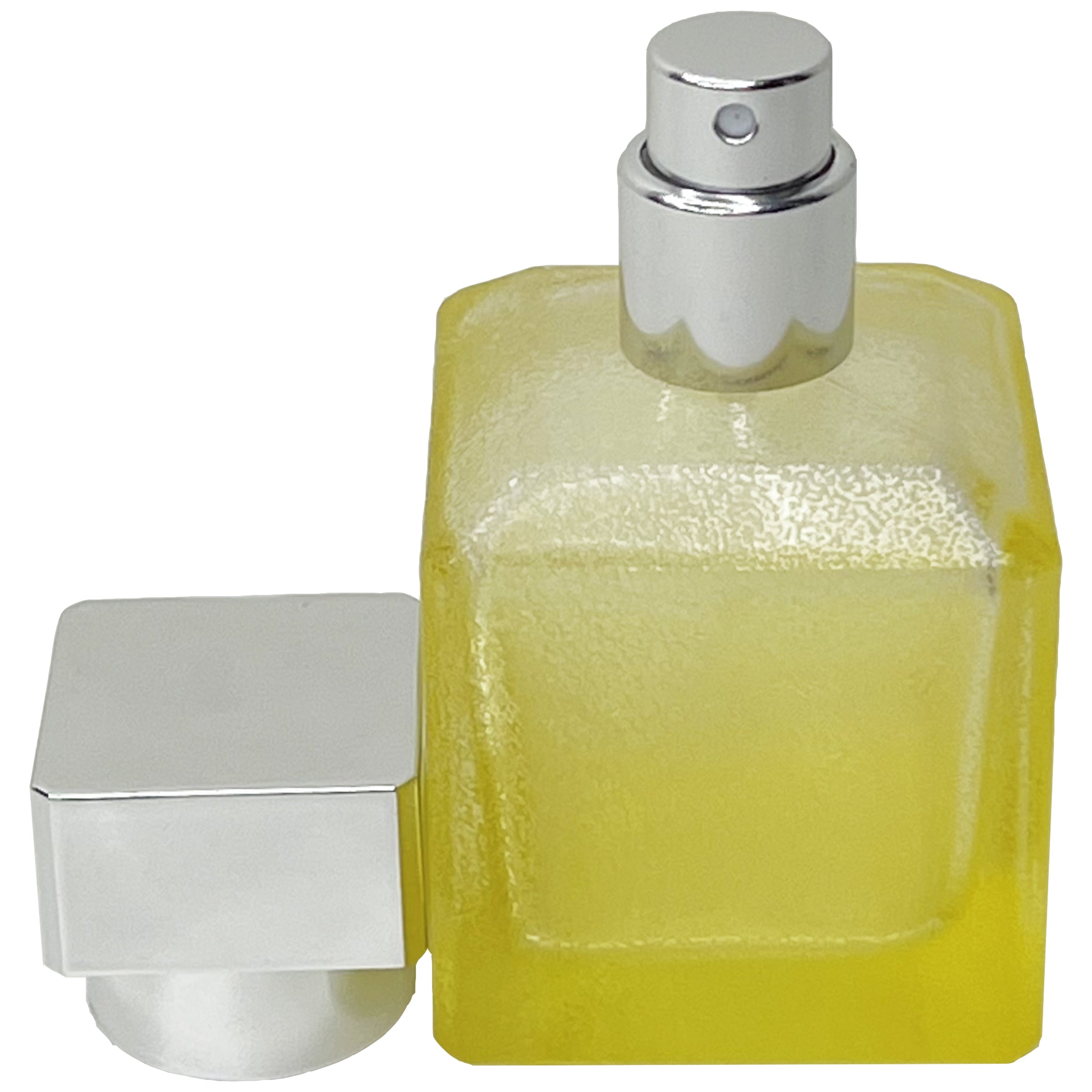 50ml 1.7oz 6 colors gradient cube textured glass perfume spray bottles