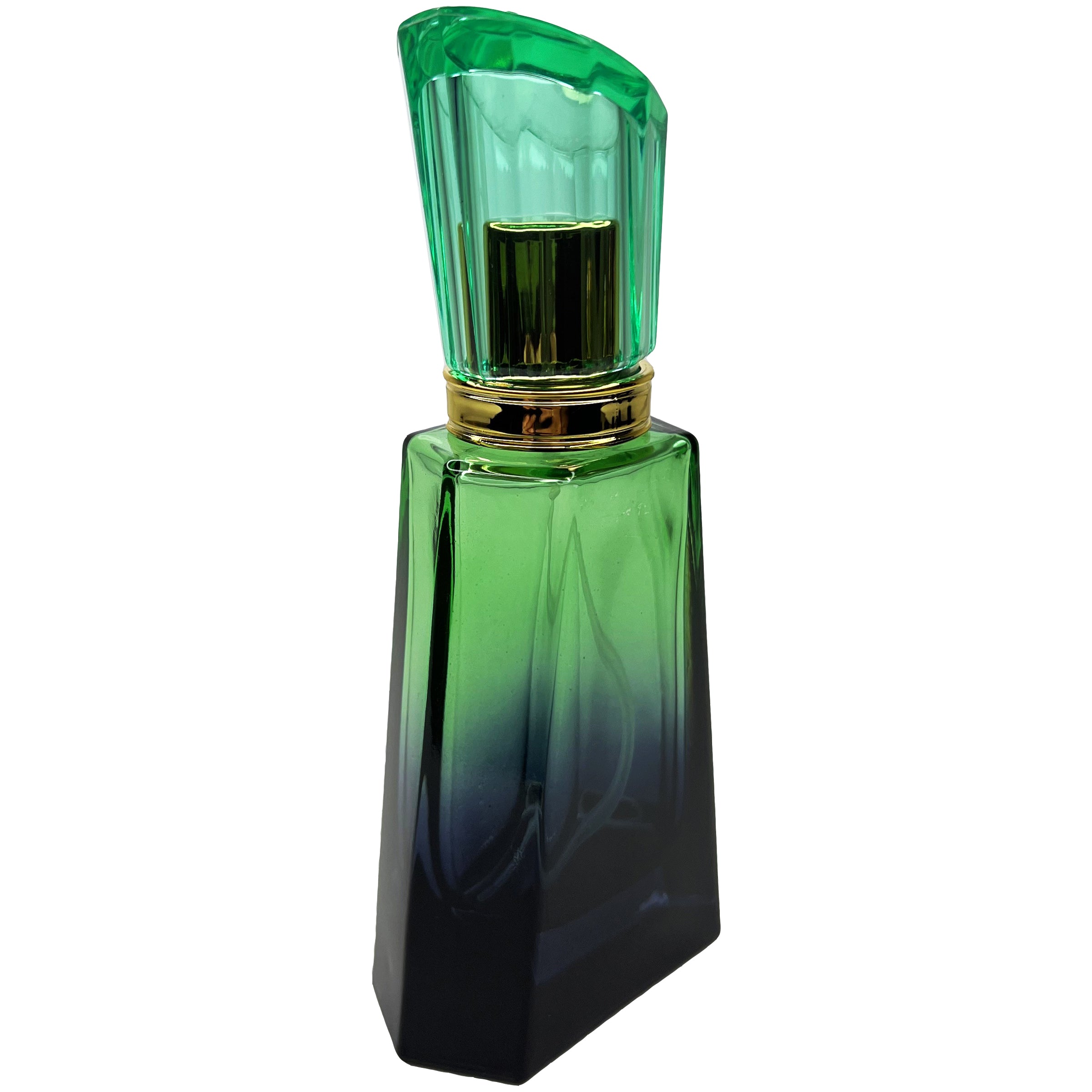 50ml 1.7oz 6 colors burj gradient black glass perfume bottles