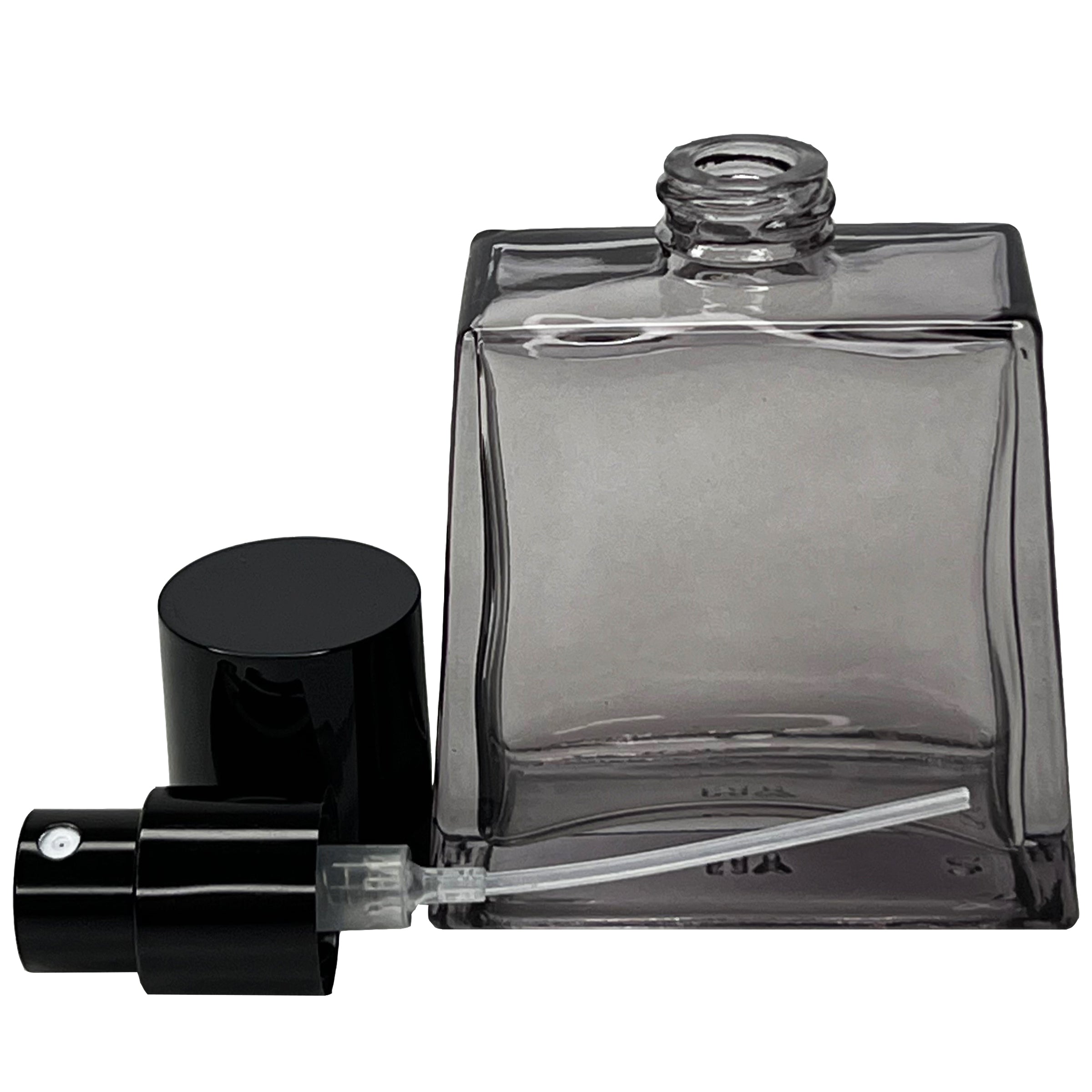 30ml 1oz colored glass trapezoid perfume spray bottles