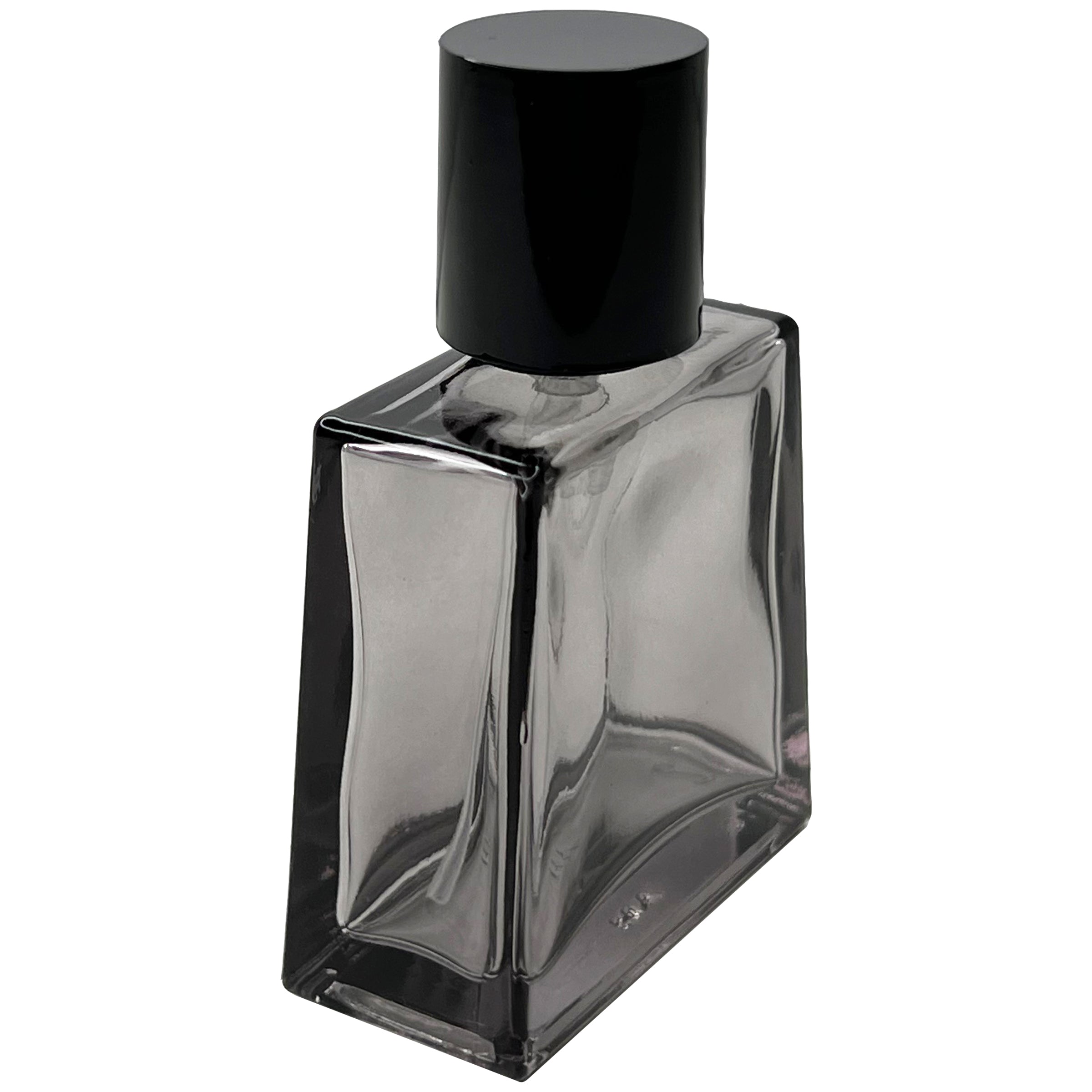 30ml 1oz colored glass trapezoid perfume spray bottles