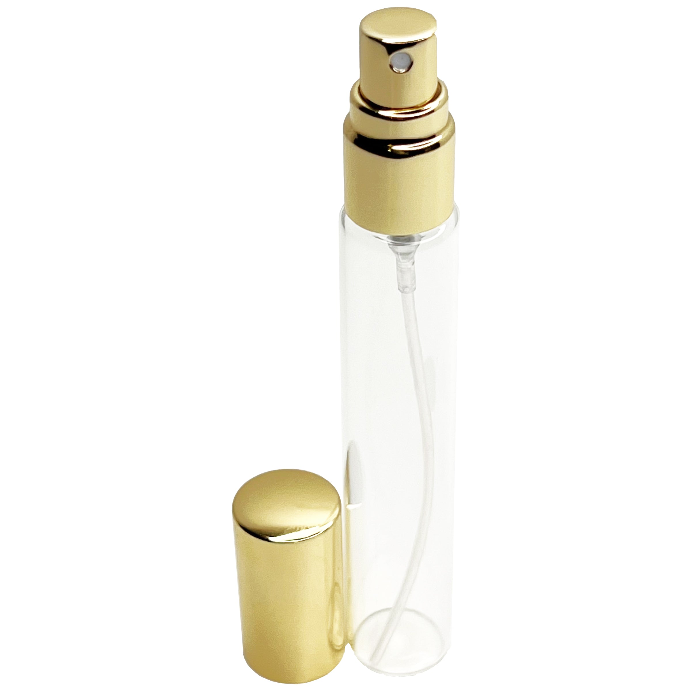 15ml 0.5oz glass spray bottles aluminum pumps lids