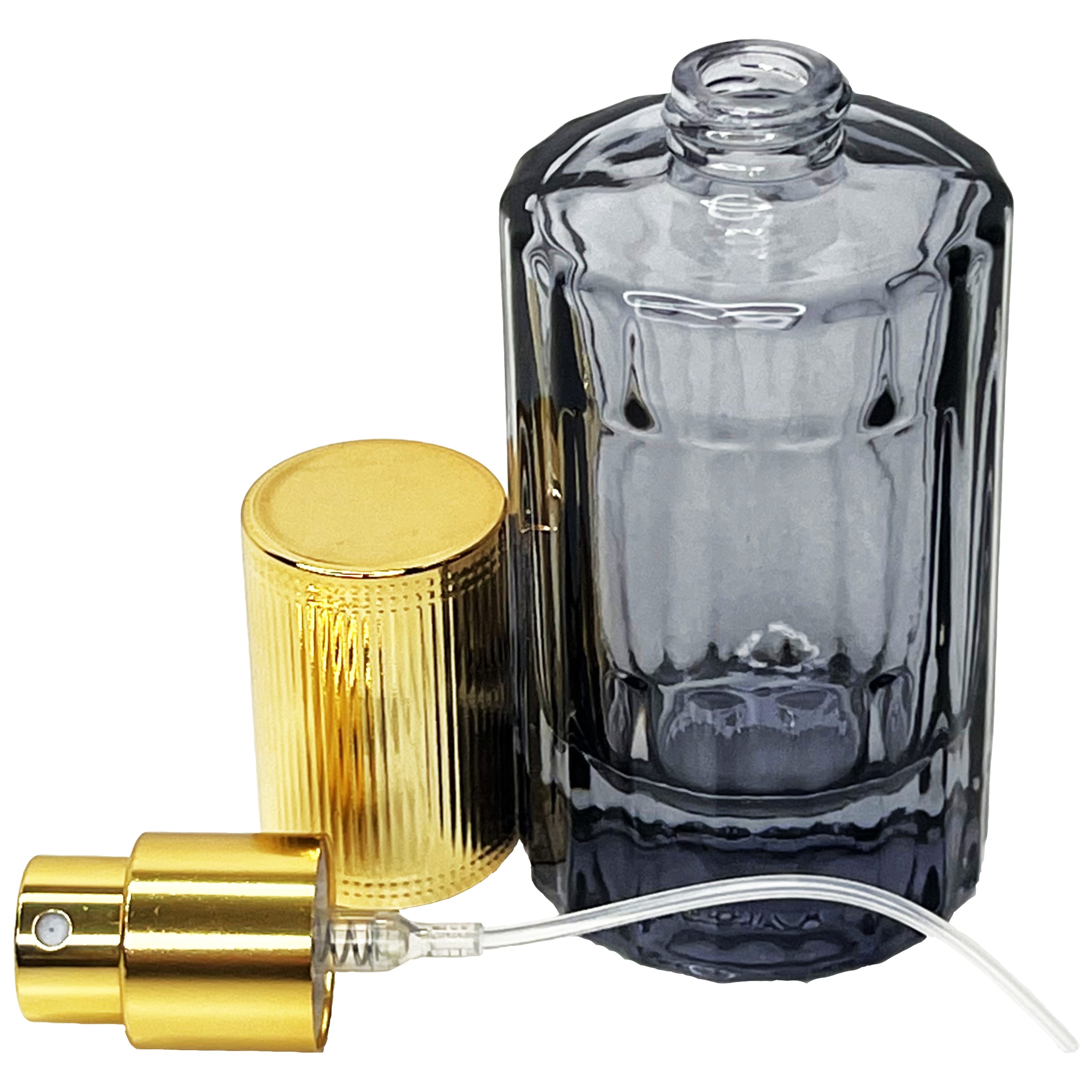 30ml 1oz colored glass cylinder perfume spray bottles