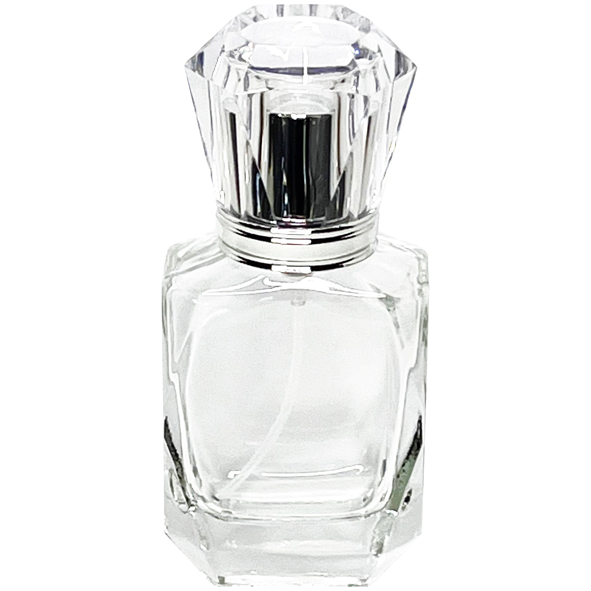 40ml 1.3fl oz Vintage Perfume Diamond Glass Empty Bottles Spray Refillable