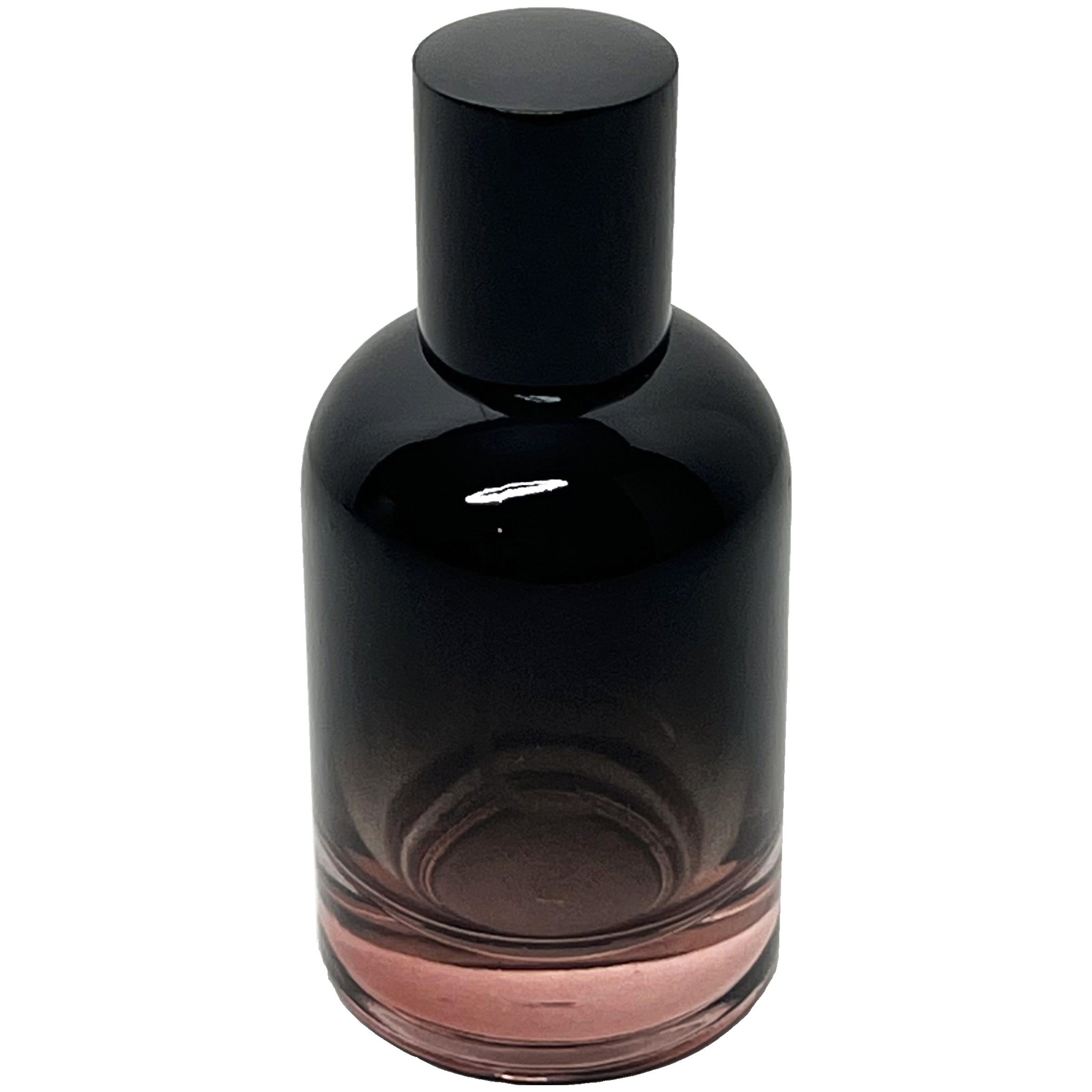 50ml 1.7oz Boston Round 6 colors Gradient Black perfume spray bottles