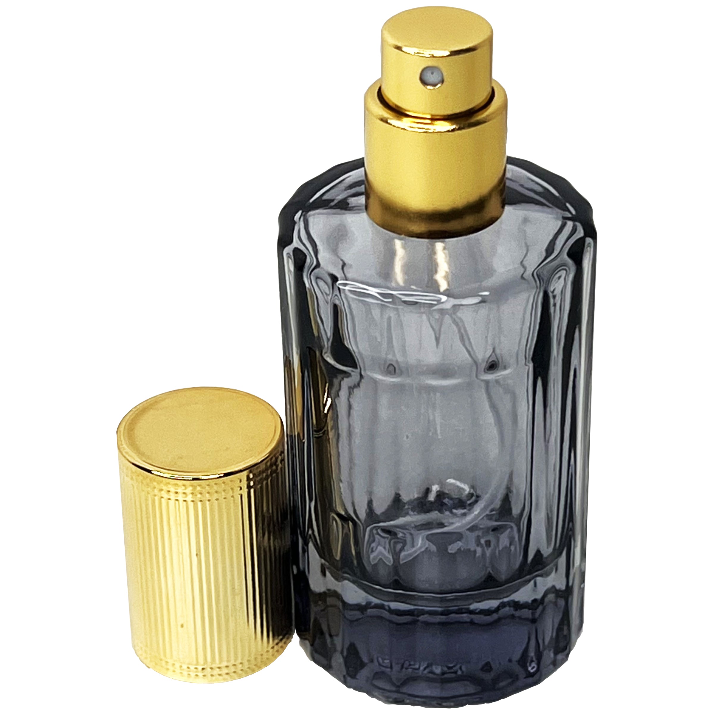 30ml 1oz colored glass cylinder perfume spray bottles