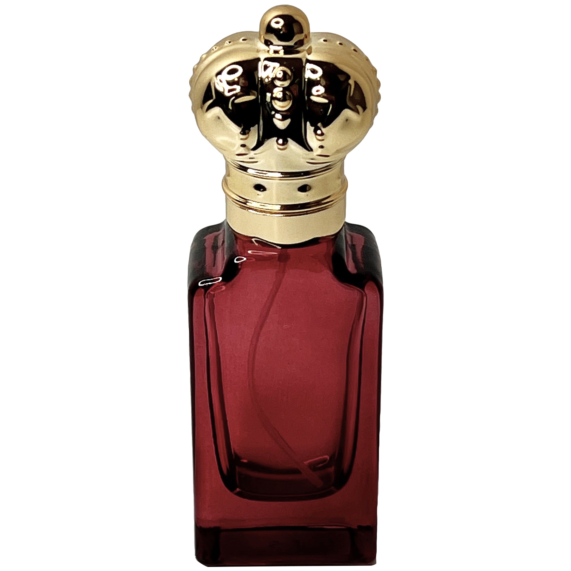 30ml 1oz golden crown lids colored glass perfume spray bottles