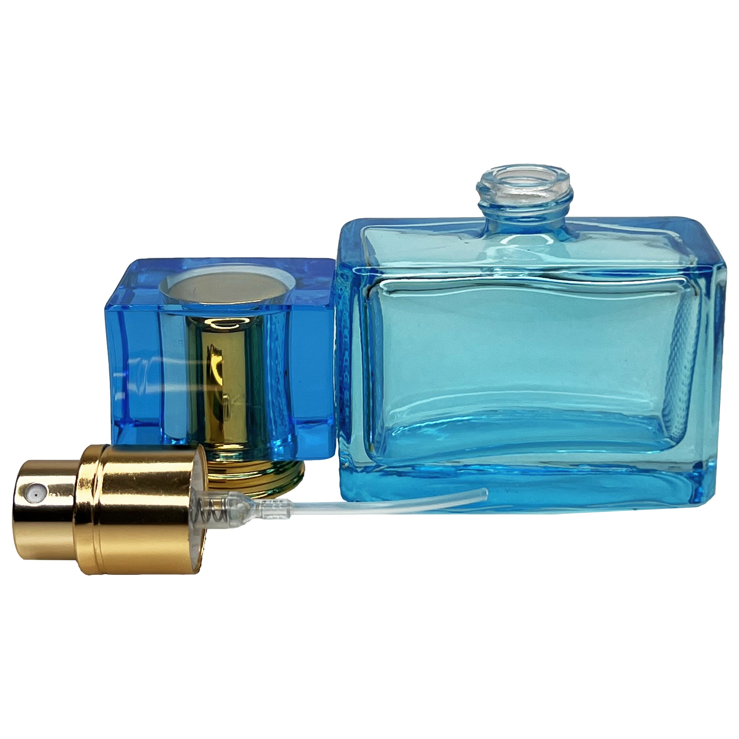 25ml 0.85oz colored glass perfume spray bottles