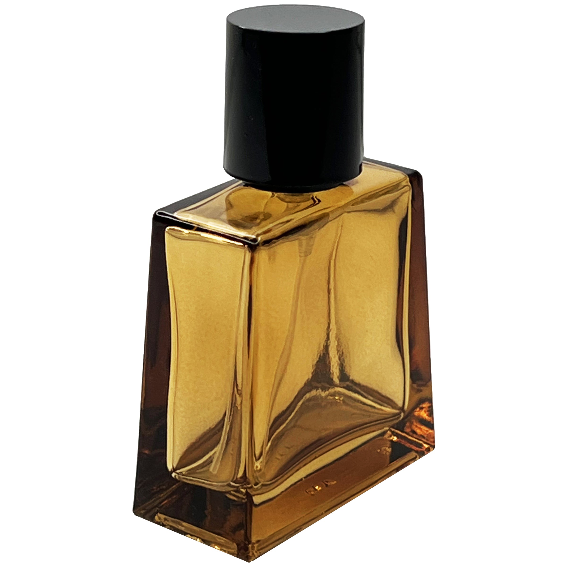 30ml 1oz colored glass trapezoid perfume spray bottles